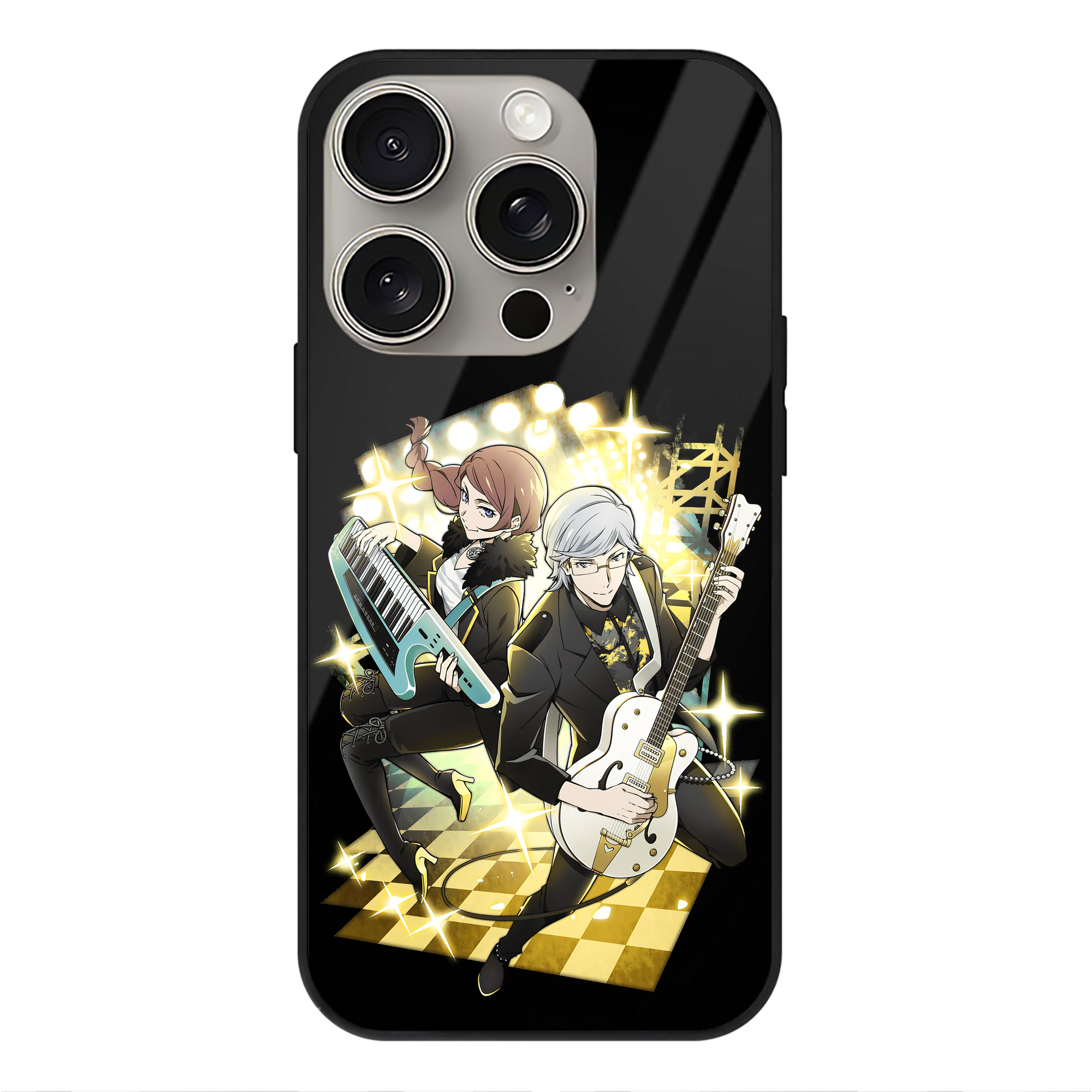 （画像用） 文豪ストレイドッグス Bungo Stray Dogs 【iPhone15Pro対応】スマホケース 耐衝撃＆黄変防止 背面ガラス