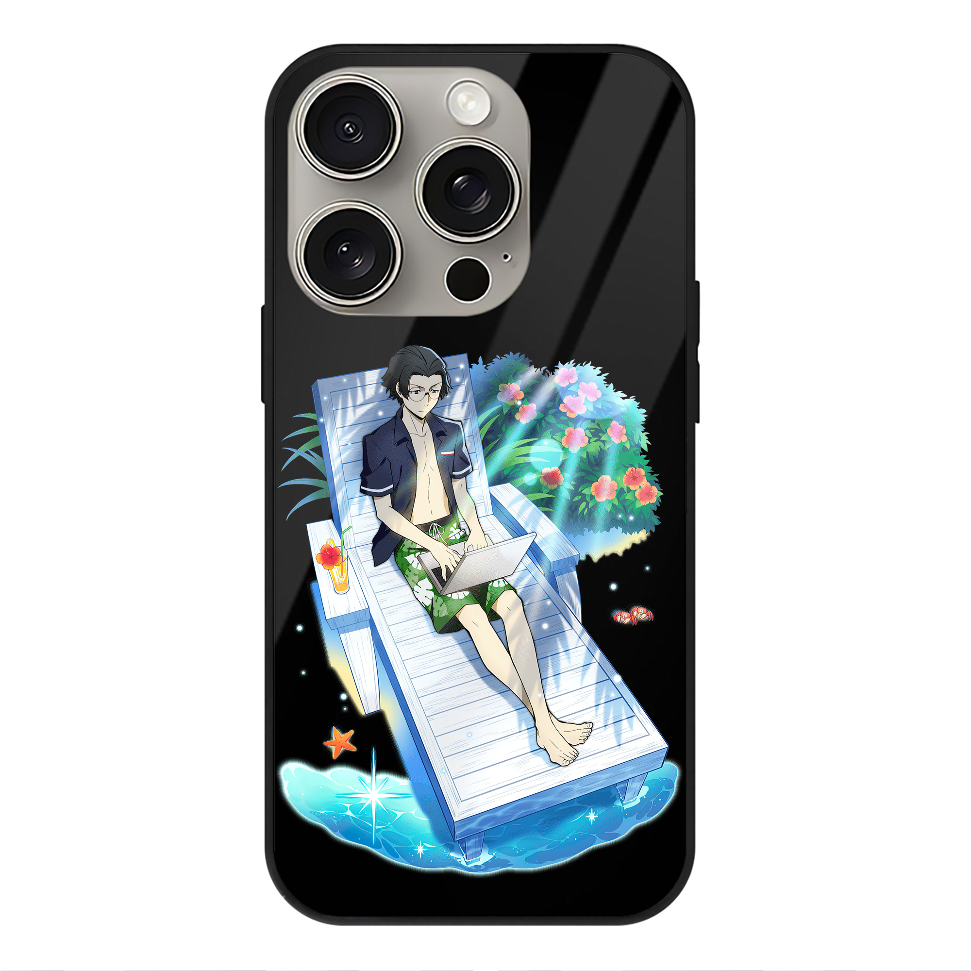 （画像用） 文豪ストレイドッグス Bungo Stray Dogs 【iPhone15Pro対応】スマホケース 耐衝撃＆黄変防止 背面ガラス