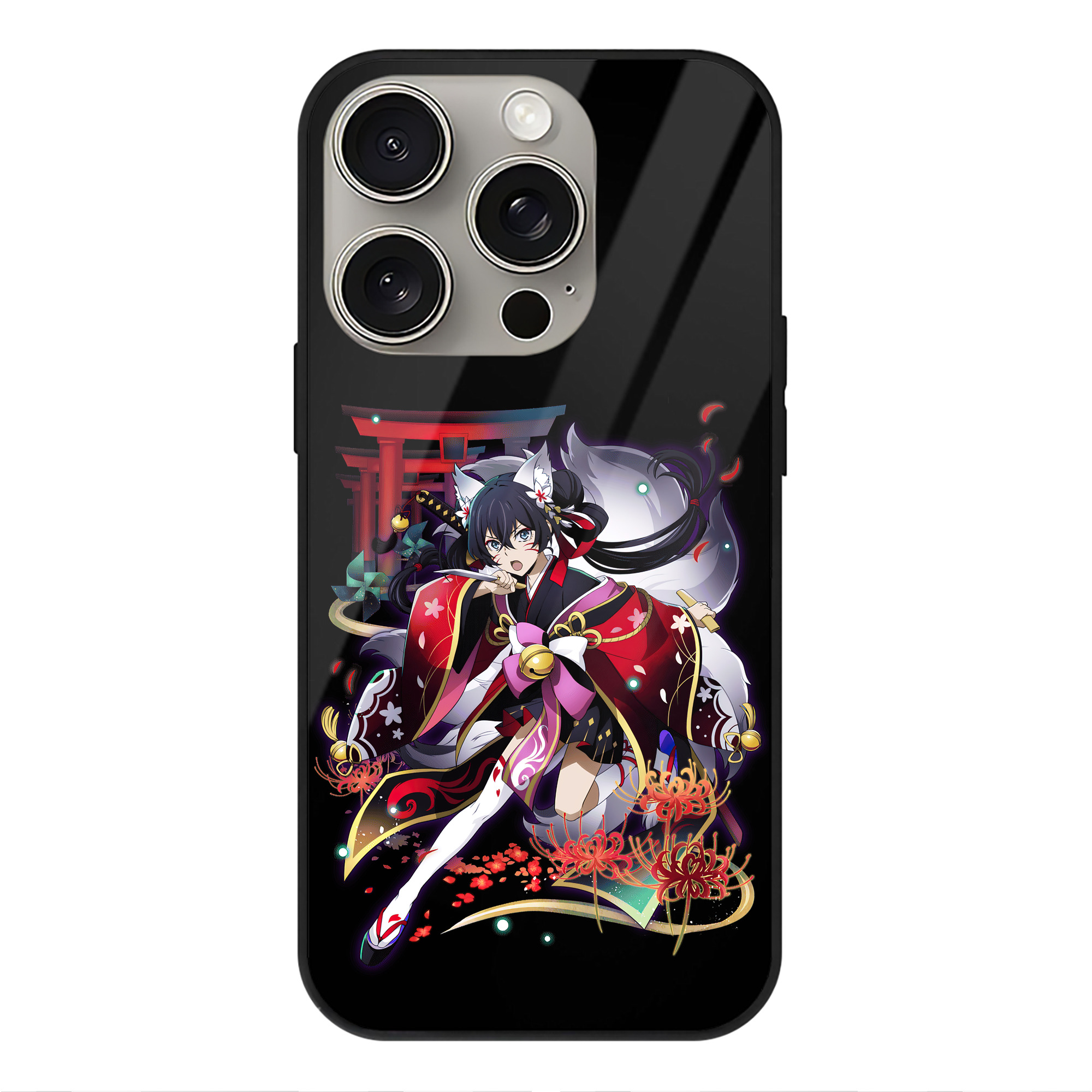 （画像用） 文豪ストレイドッグス Bungo Stray Dogs 【iPhone15Pro対応】スマホケース 耐衝撃＆黄変防止 背面ガラス