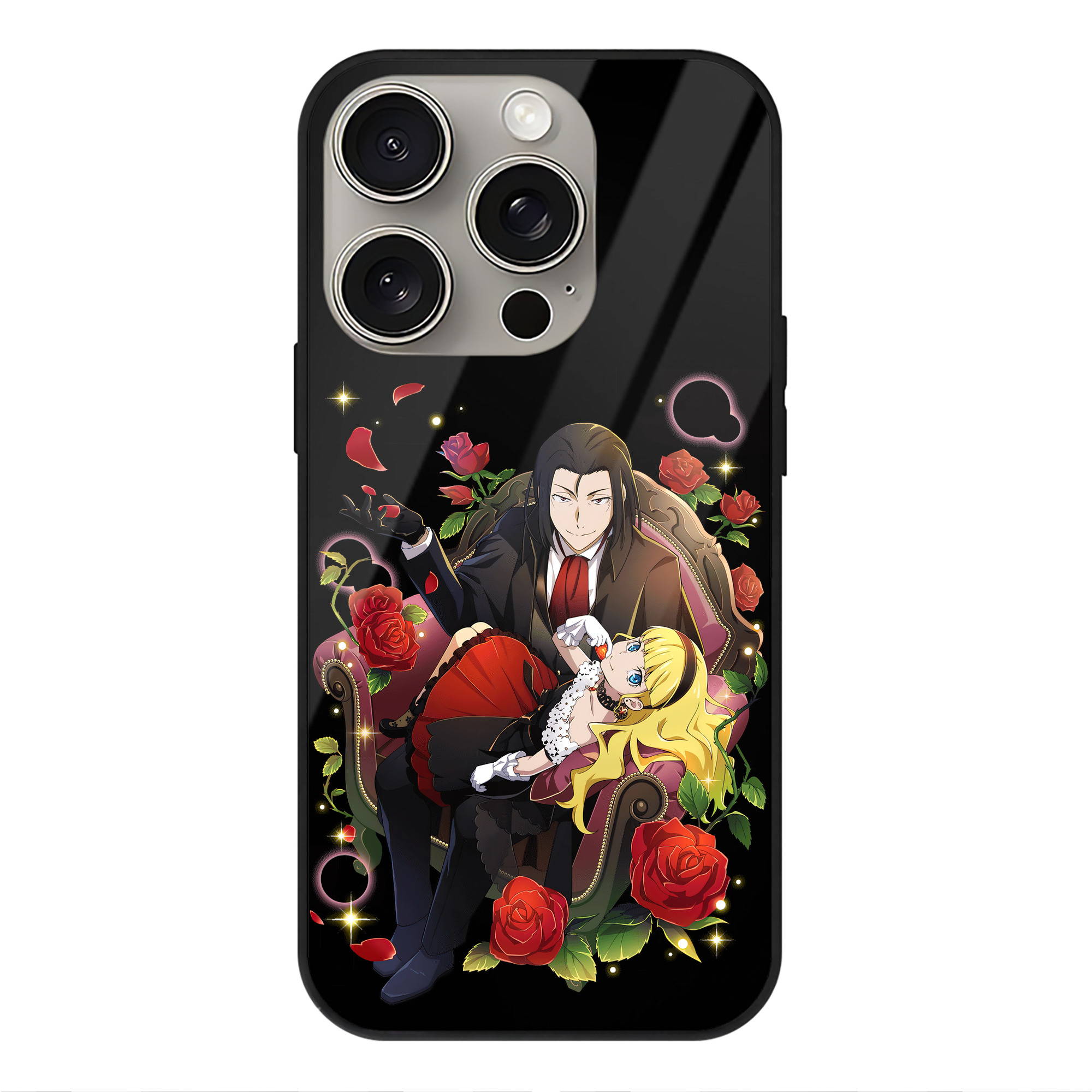 （画像用） 文豪ストレイドッグス Bungo Stray Dogs 【iPhone15Pro対応】スマホケース 耐衝撃＆黄変防止 背面ガラス