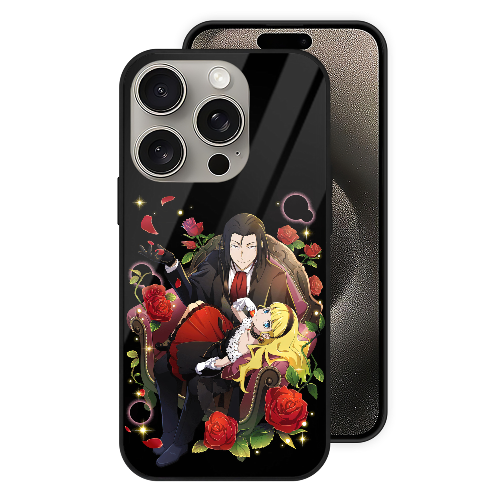 （画像用） 文豪ストレイドッグス Bungo Stray Dogs 【iPhone15Pro対応】スマホケース 耐衝撃＆黄変防止 背面ガラス