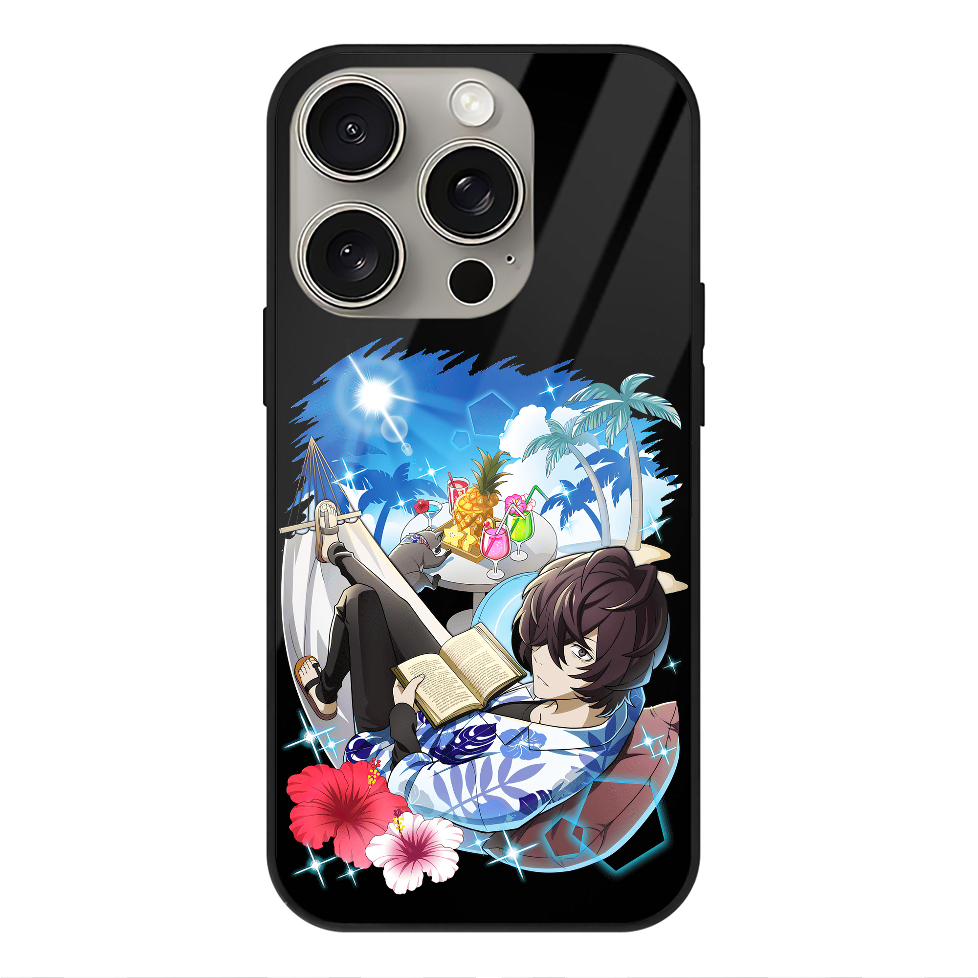 （画像用） 文豪ストレイドッグス Bungo Stray Dogs 【iPhone15Pro対応】スマホケース 耐衝撃＆黄変防止 背面ガラス