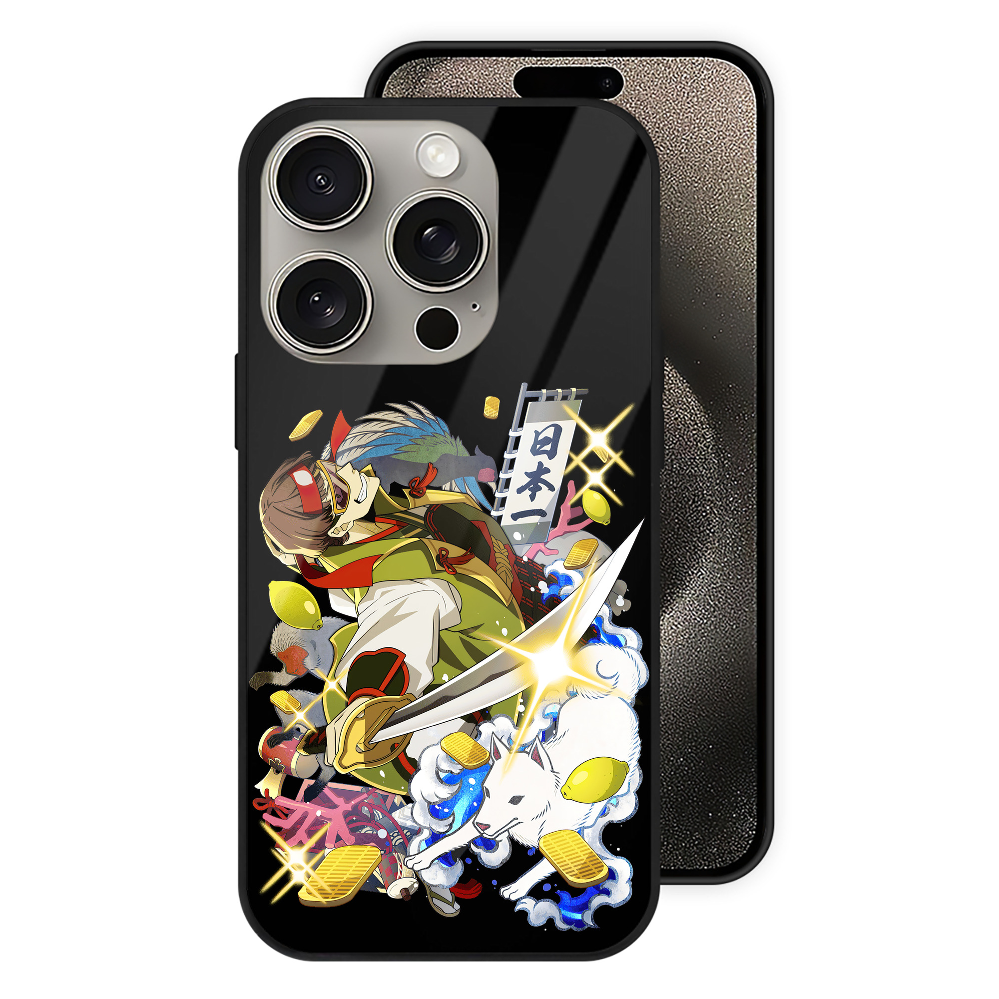 （画像用） 文豪ストレイドッグス Bungo Stray Dogs 【iPhone15Pro対応】スマホケース 耐衝撃＆黄変防止 背面ガラス