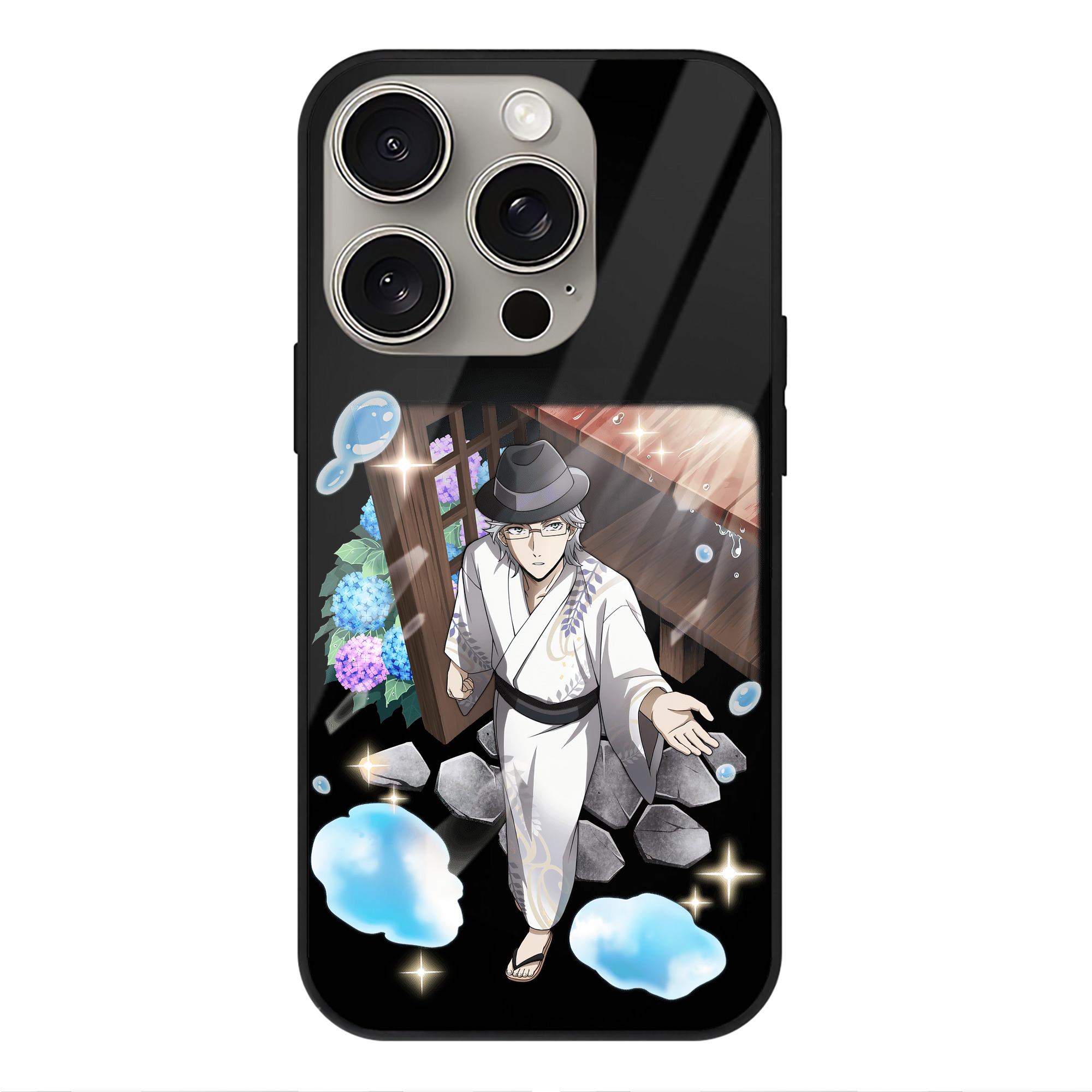（画像用） 文豪ストレイドッグス Bungo Stray Dogs 【iPhone15Pro対応】スマホケース 耐衝撃＆黄変防止 背面ガラス