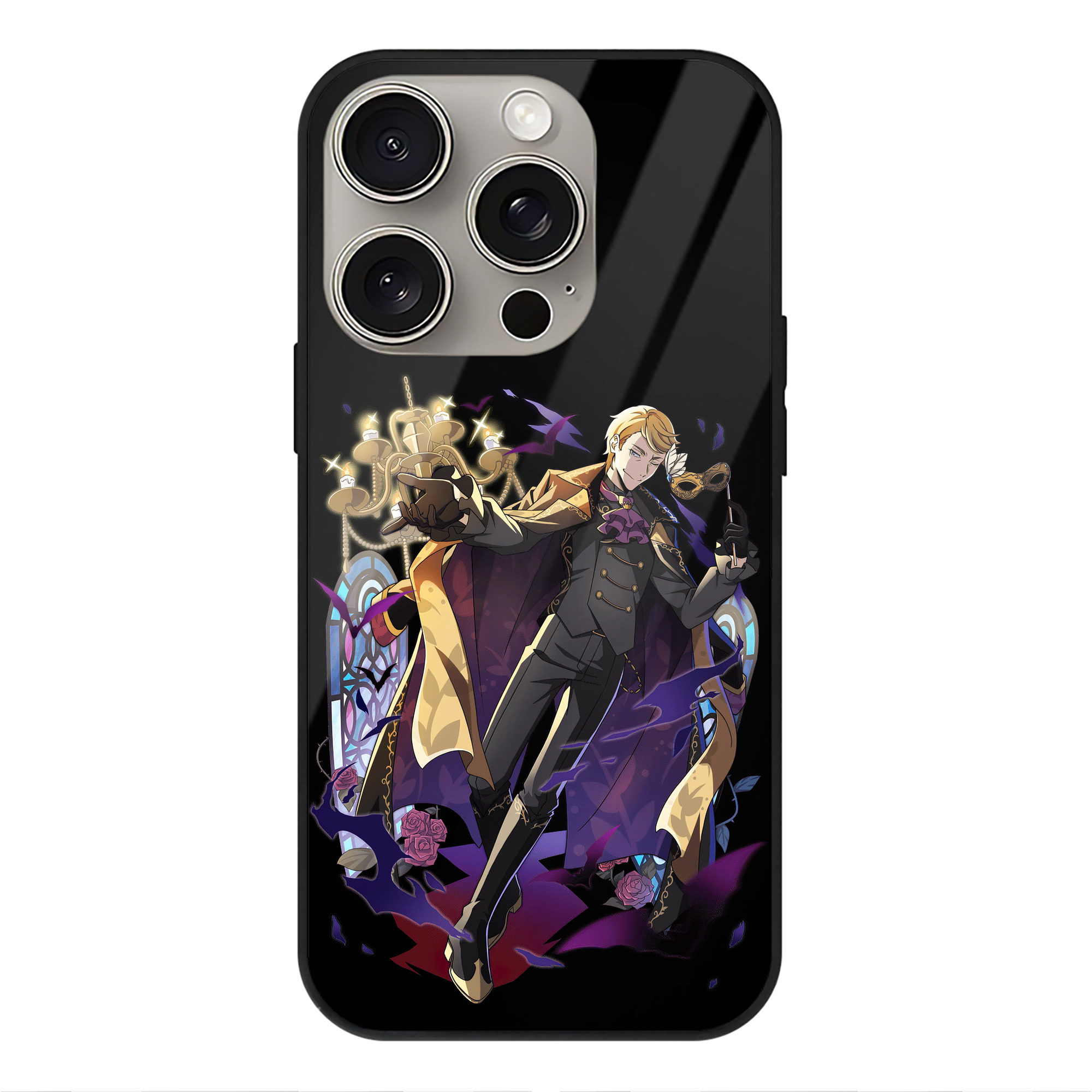 （画像用） 文豪ストレイドッグス Bungo Stray Dogs 【iPhone15Pro対応】スマホケース 耐衝撃＆黄変防止 背面ガラス