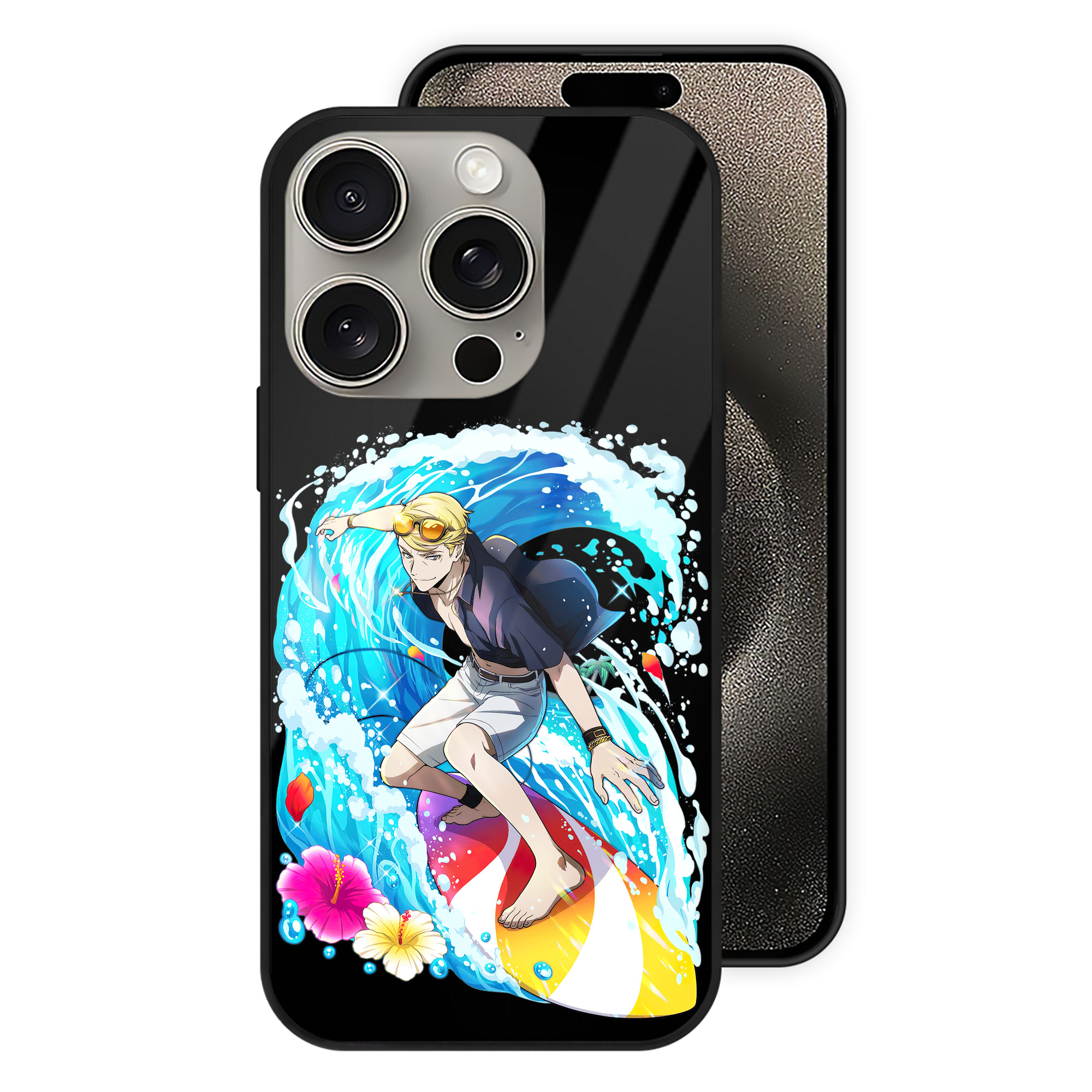 （画像用） 文豪ストレイドッグス Bungo Stray Dogs 【iPhone15Pro対応】スマホケース 耐衝撃＆黄変防止 背面ガラス