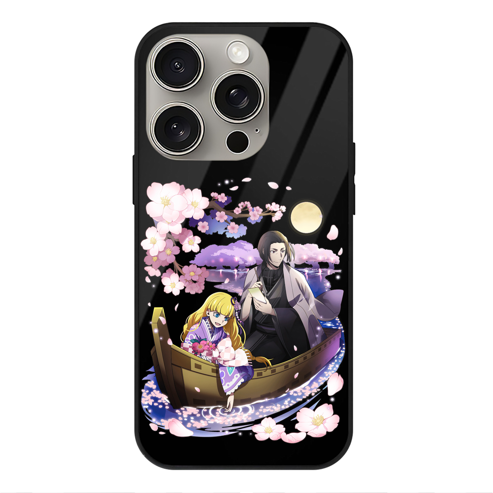（画像用） 文豪ストレイドッグス Bungo Stray Dogs 【iPhone15Pro対応】スマホケース 耐衝撃＆黄変防止 背面ガラス