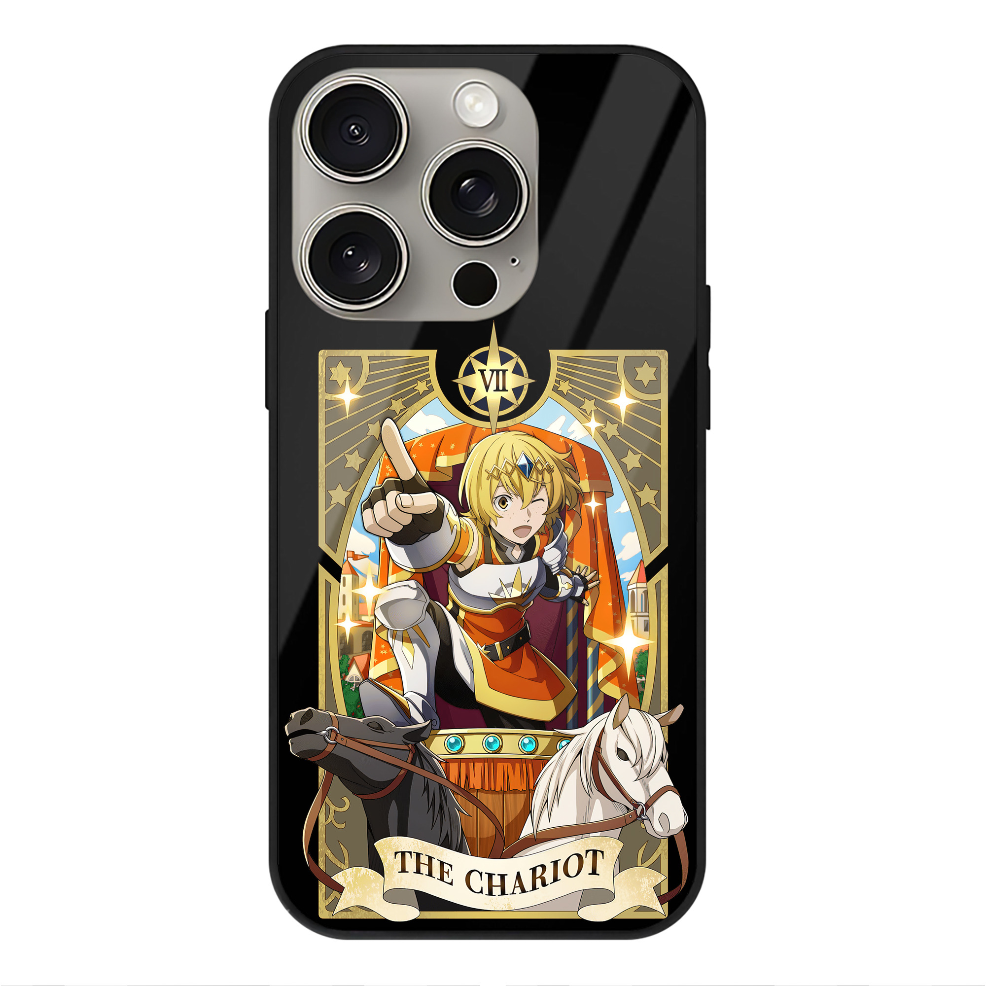 （画像用） 文豪ストレイドッグス Bungo Stray Dogs 【iPhone15Pro対応】スマホケース 耐衝撃＆黄変防止 背面ガラス