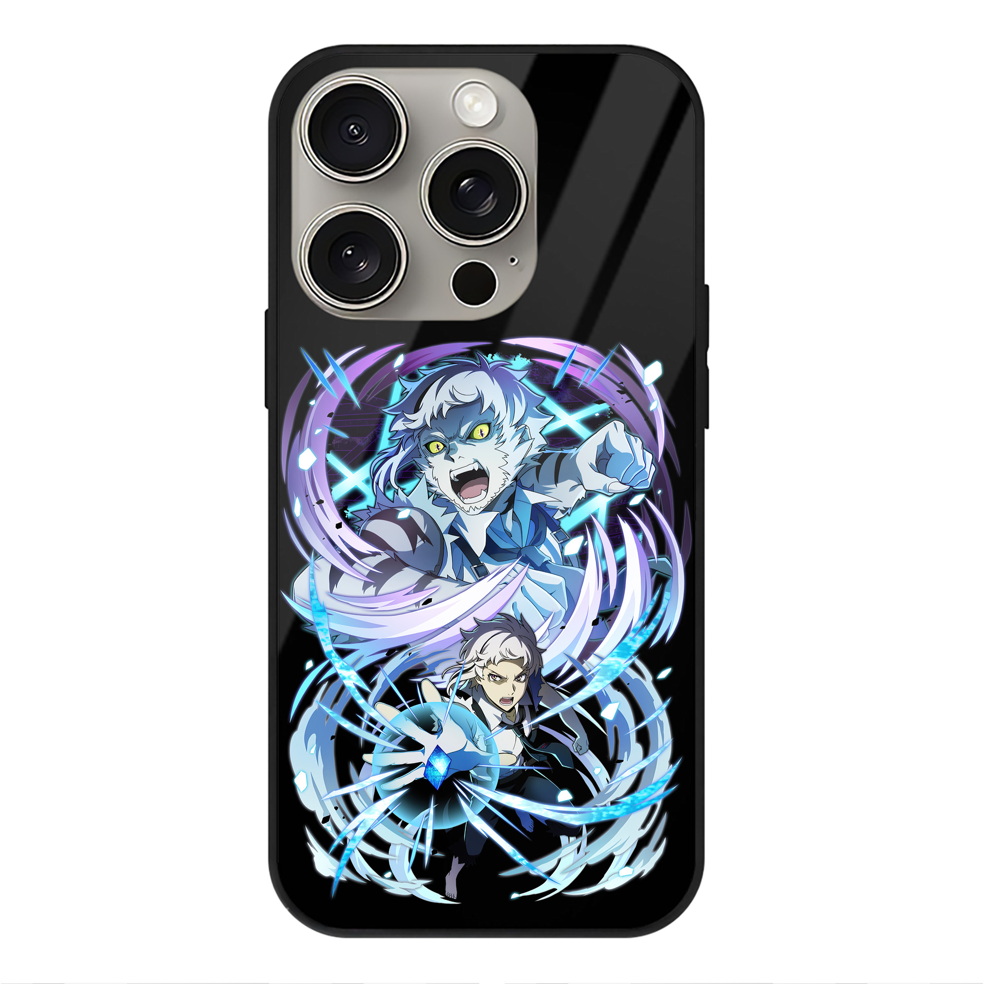 （画像用） 文豪ストレイドッグス Bungo Stray Dogs 【iPhone15Pro対応】スマホケース 耐衝撃＆黄変防止 背面ガラス