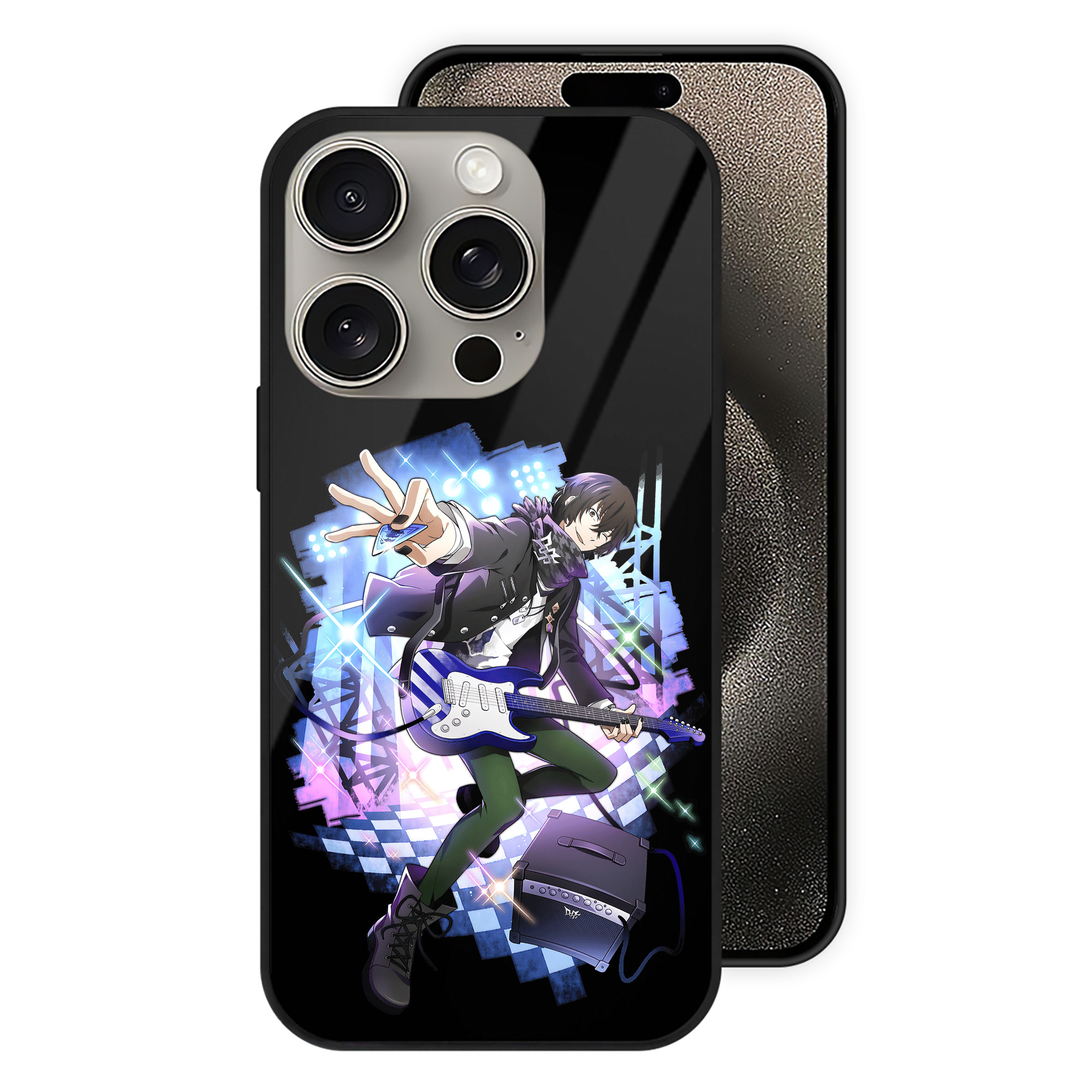 （画像用） 文豪ストレイドッグス Bungo Stray Dogs 【iPhone15Pro対応】スマホケース 耐衝撃＆黄変防止 背面ガラス