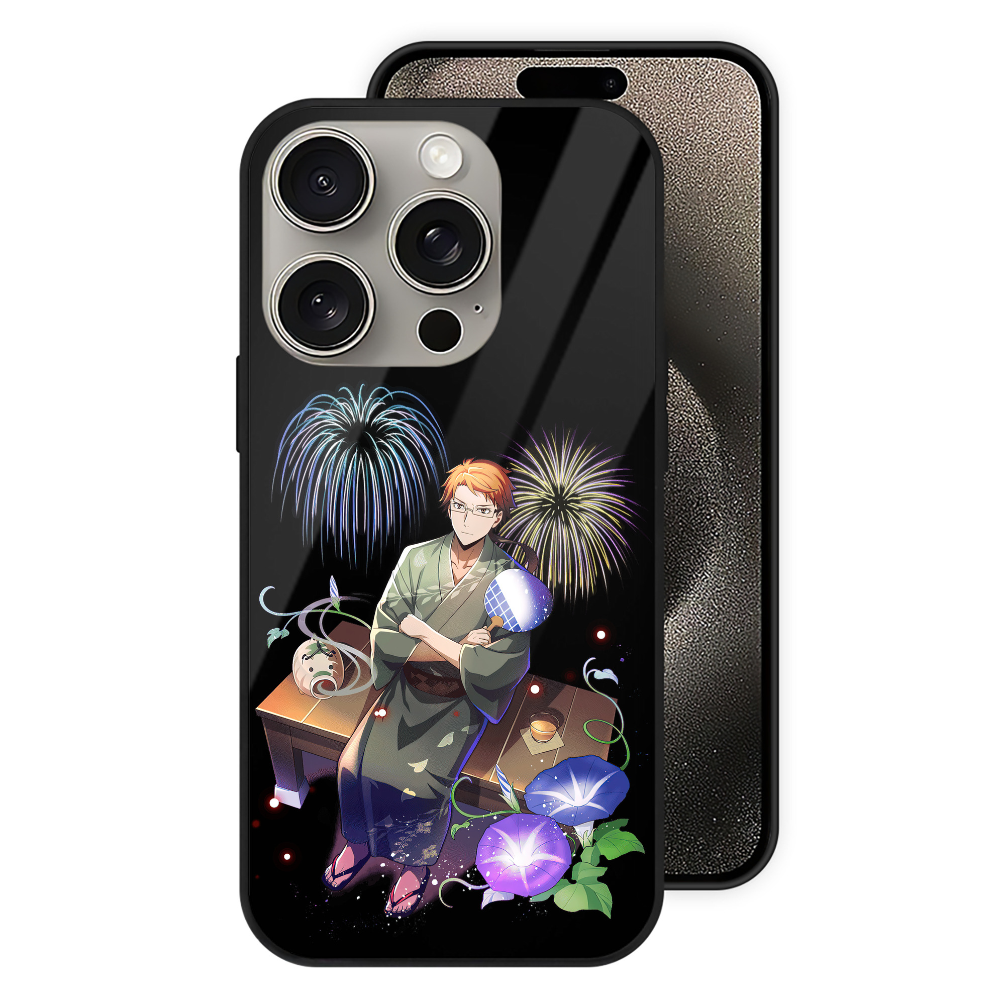 （画像用） 文豪ストレイドッグス Bungo Stray Dogs 【iPhone15Pro対応】スマホケース 耐衝撃＆黄変防止 背面ガラス