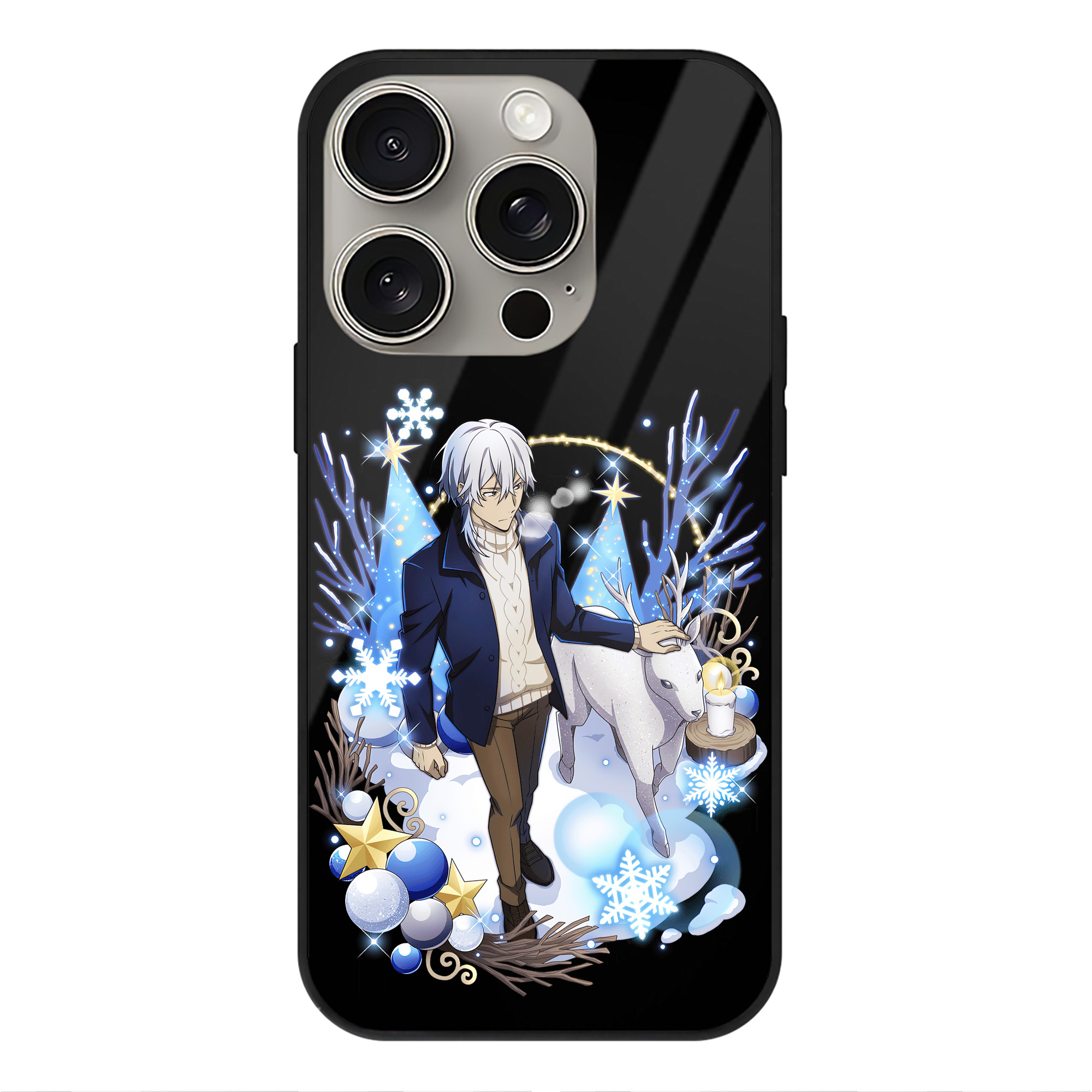 （画像用） 文豪ストレイドッグス Bungo Stray Dogs 【iPhone15Pro対応】スマホケース 耐衝撃＆黄変防止 背面ガラス
