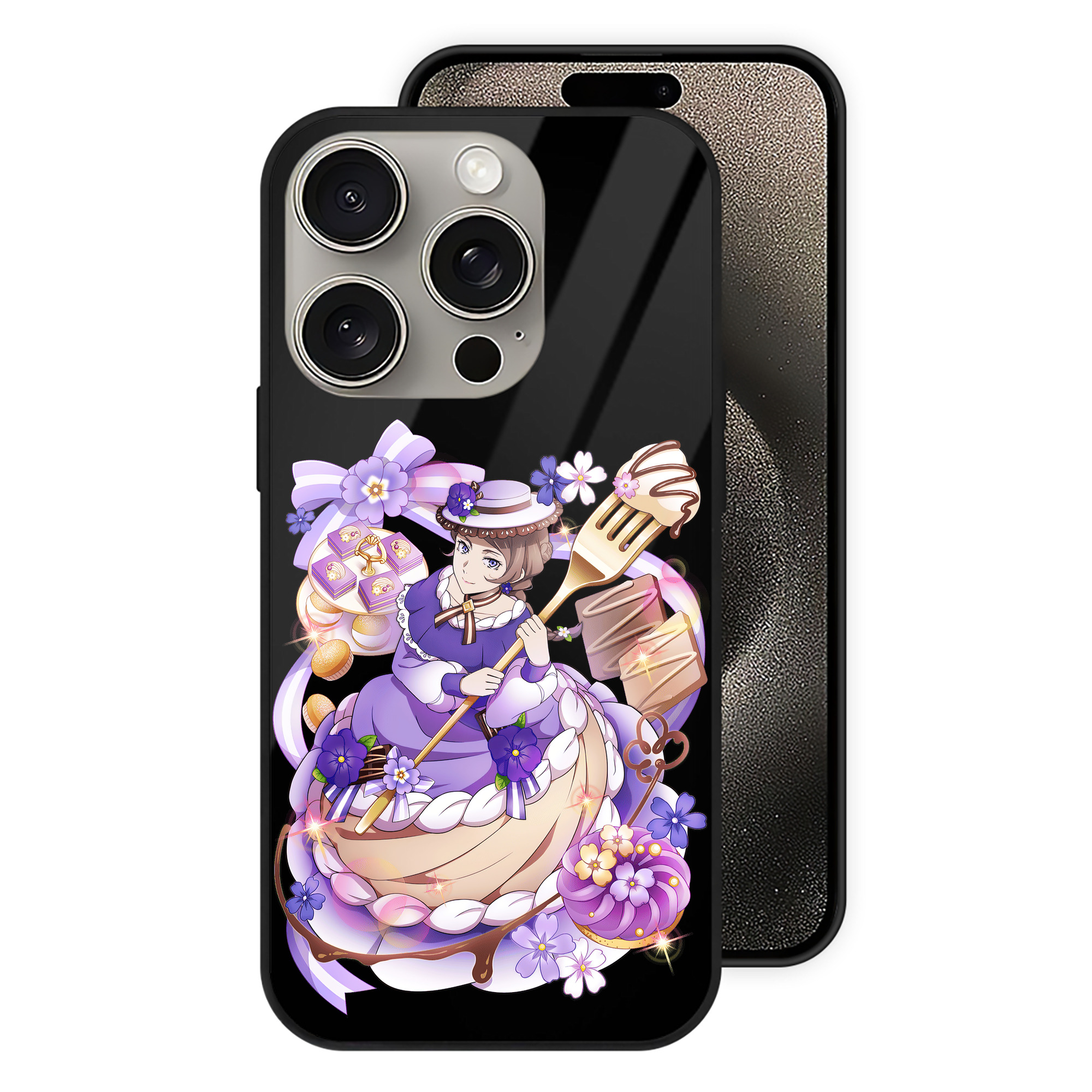 （画像用） 文豪ストレイドッグス Bungo Stray Dogs 【iPhone15Pro対応】スマホケース 耐衝撃＆黄変防止 背面ガラス
