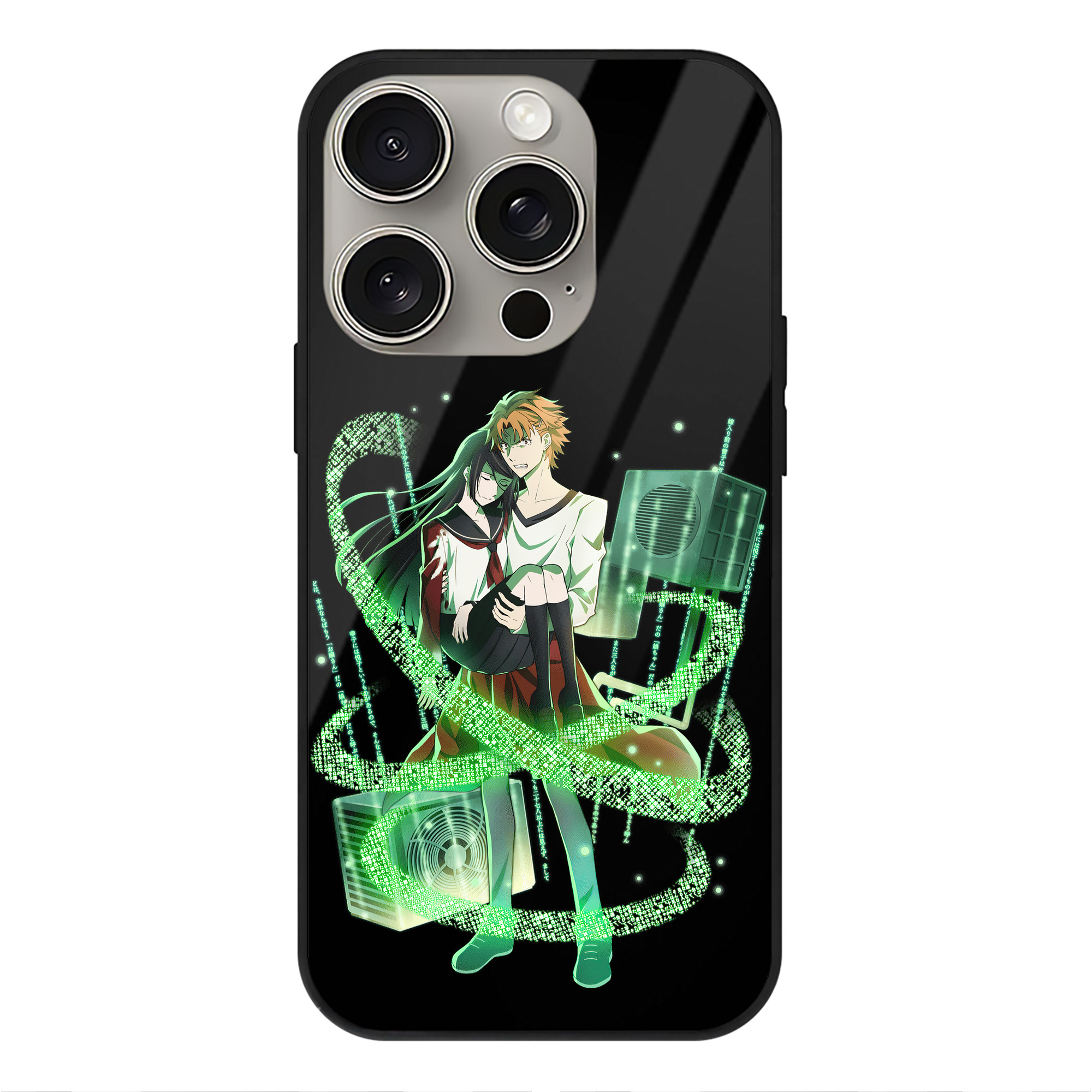 （画像用） 文豪ストレイドッグス Bungo Stray Dogs 【iPhone15Pro対応】スマホケース 耐衝撃＆黄変防止 背面ガラス