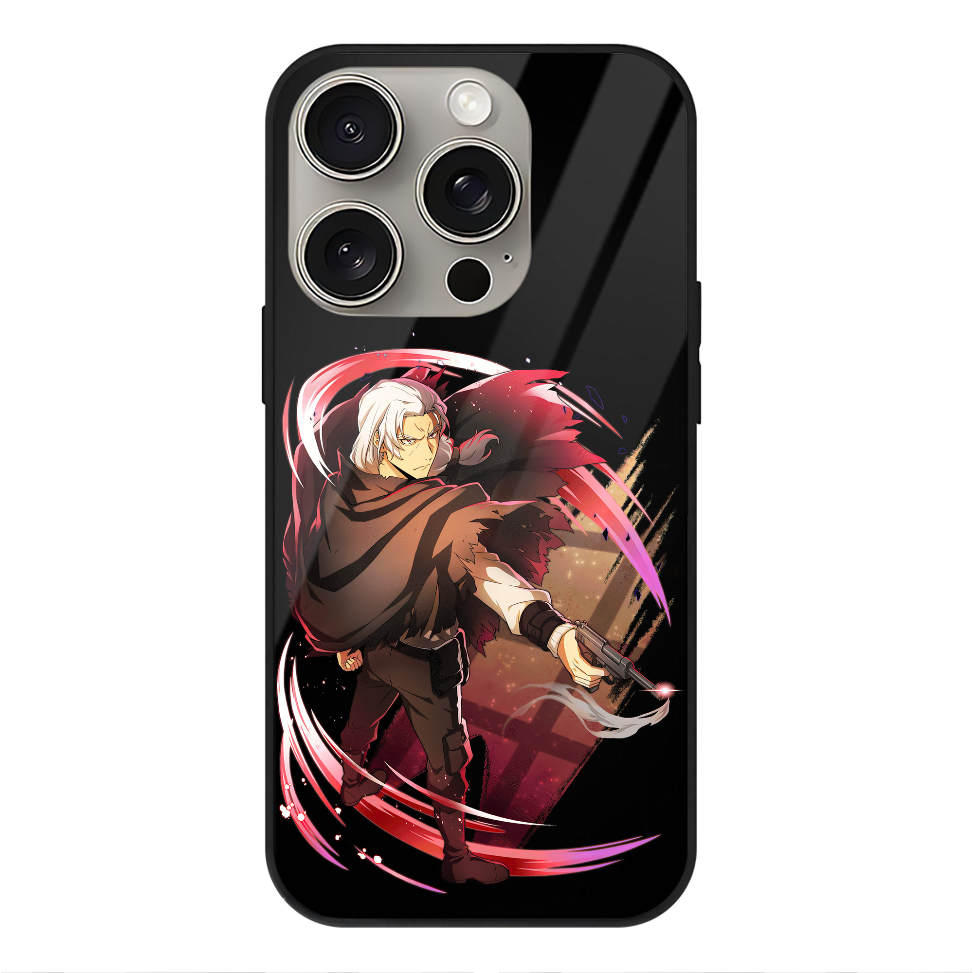 （画像用） 文豪ストレイドッグス Bungo Stray Dogs 【iPhone15Pro対応】スマホケース 耐衝撃＆黄変防止 背面ガラス