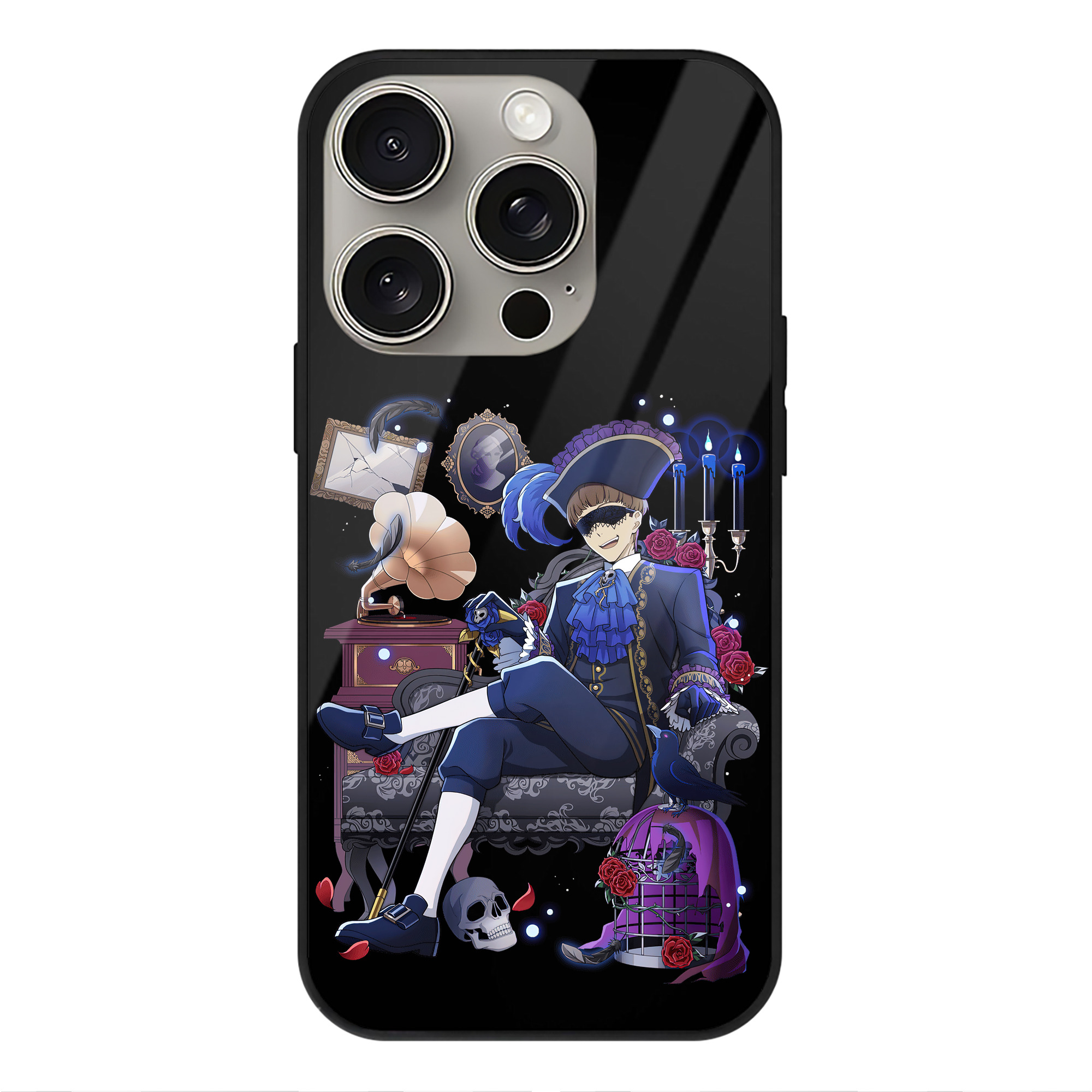 （画像用） 文豪ストレイドッグス Bungo Stray Dogs 【iPhone15Pro対応】スマホケース 耐衝撃＆黄変防止 背面ガラス