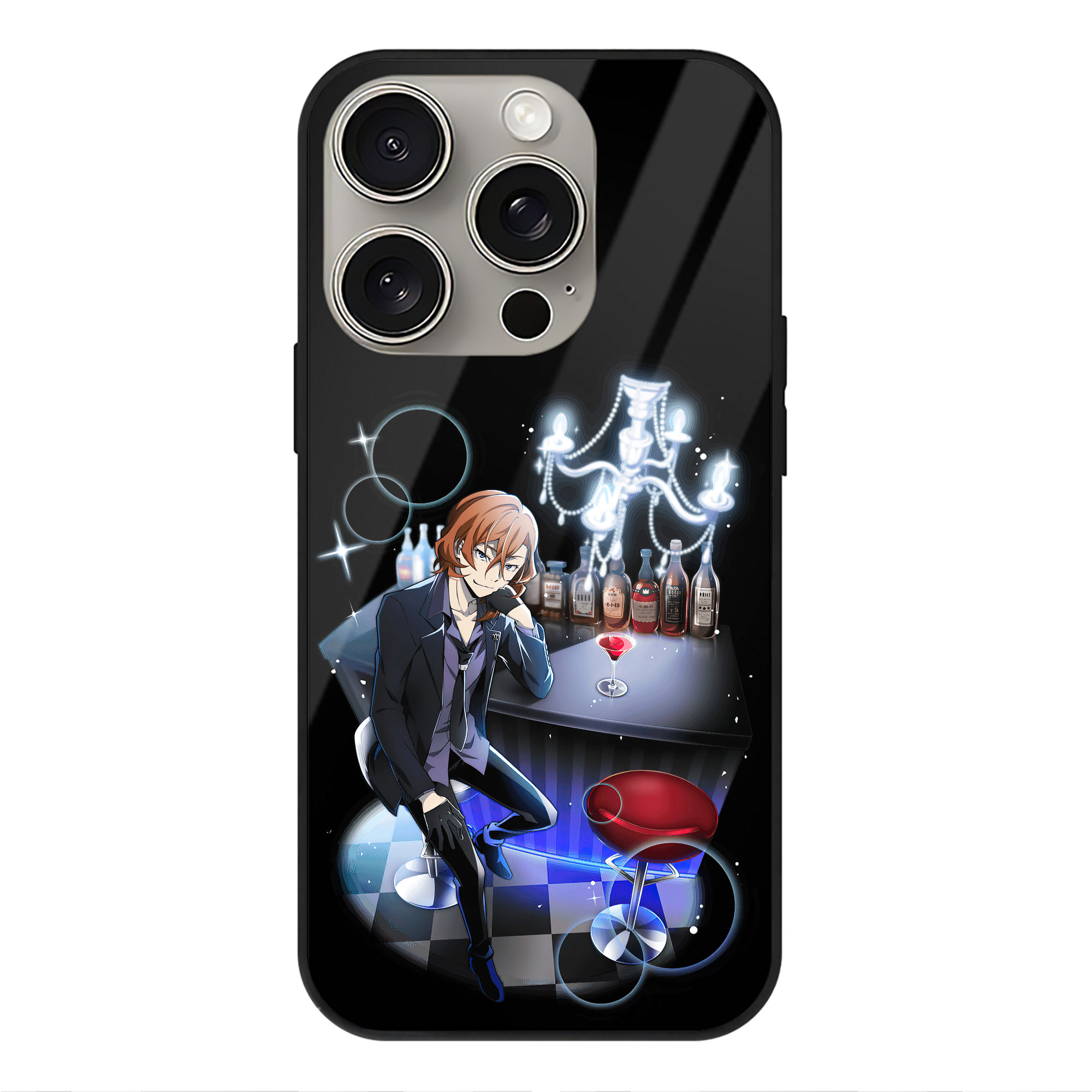 （画像用） 文豪ストレイドッグス Bungo Stray Dogs 【iPhone15Pro対応】スマホケース 耐衝撃＆黄変防止 背面ガラス