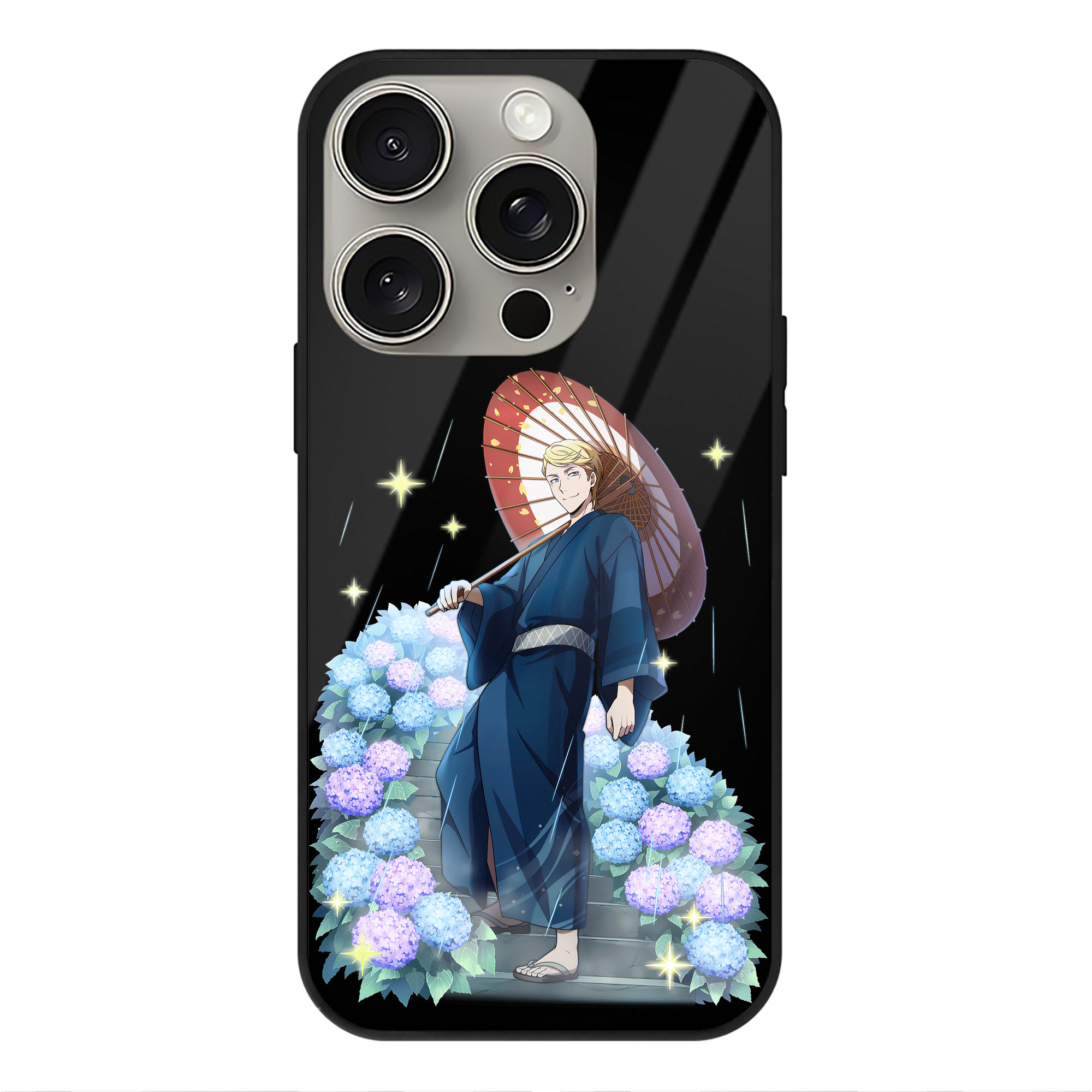 （画像用） 文豪ストレイドッグス Bungo Stray Dogs 【iPhone15Pro対応】スマホケース 耐衝撃＆黄変防止 背面ガラス