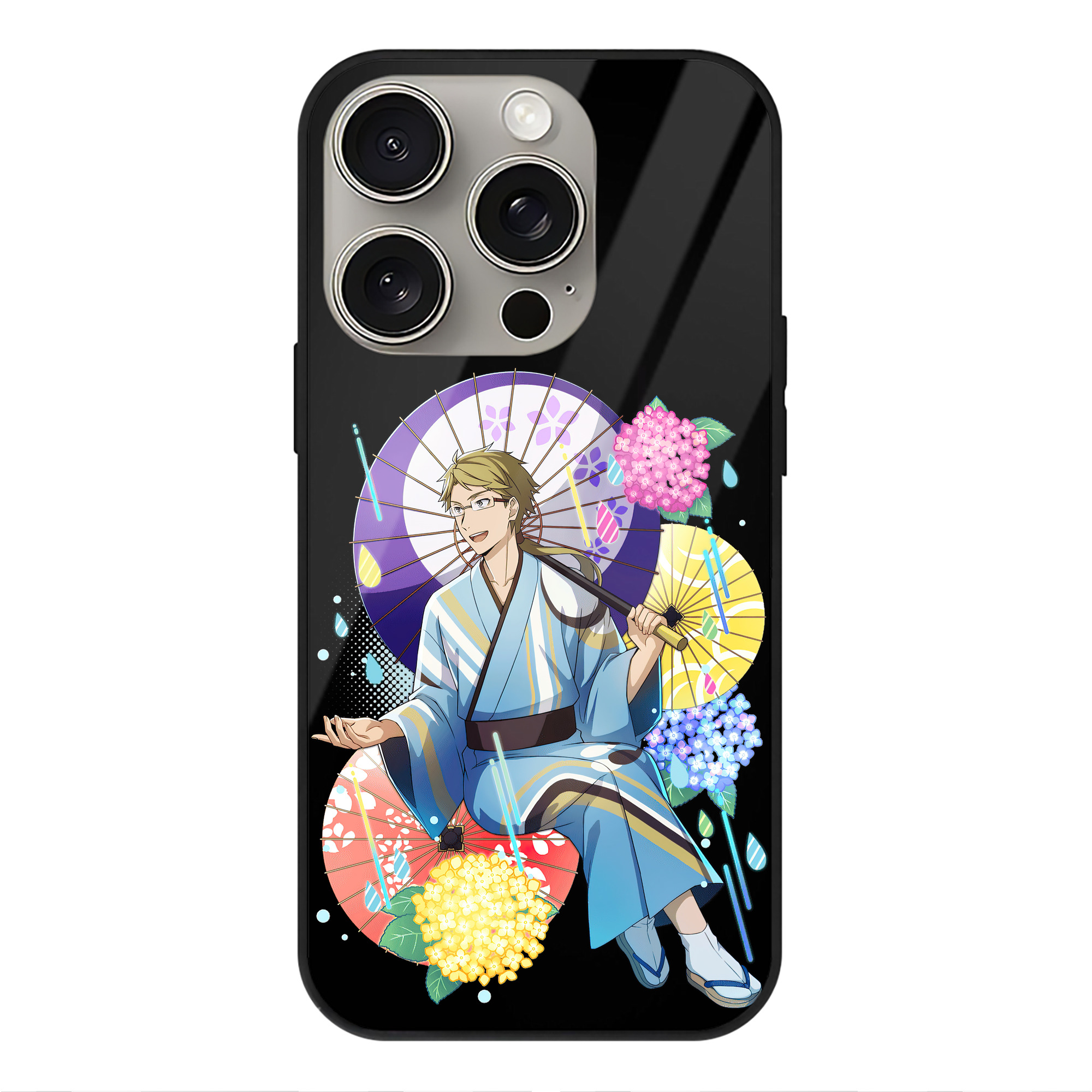 （画像用） 文豪ストレイドッグス Bungo Stray Dogs 【iPhone15Pro対応】スマホケース 耐衝撃＆黄変防止 背面ガラス