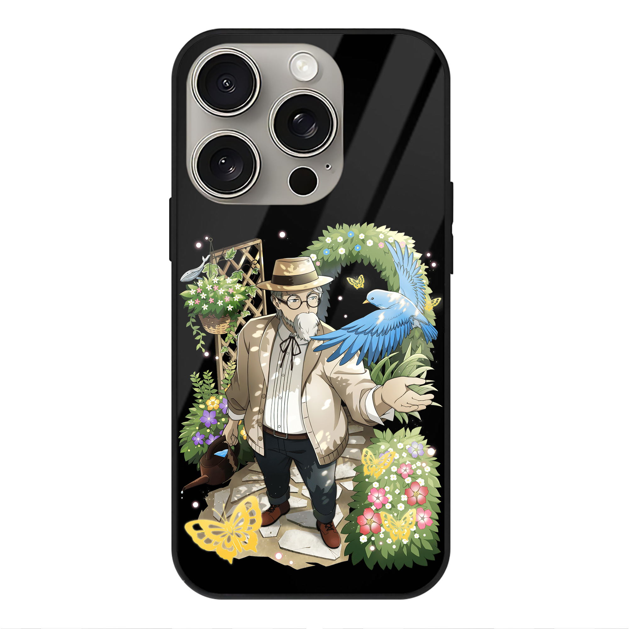 （画像用） 文豪ストレイドッグス Bungo Stray Dogs 【iPhone15Pro対応】スマホケース 耐衝撃＆黄変防止 背面ガラス