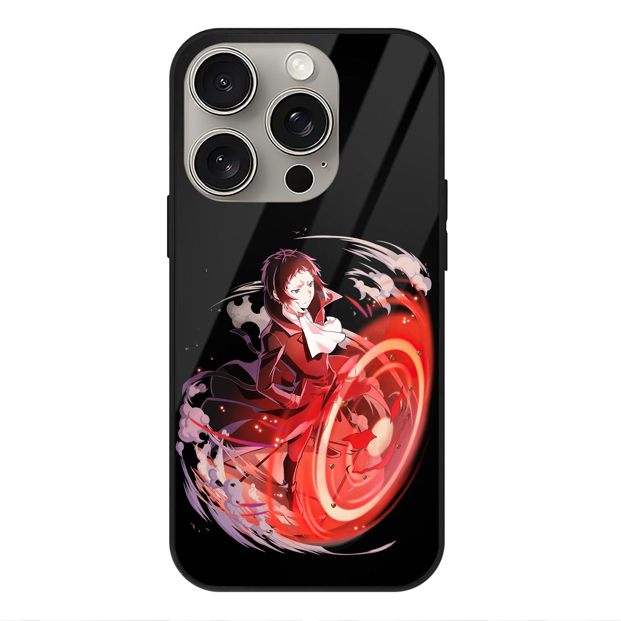 （画像用） 文豪ストレイドッグス Bungo Stray Dogs 【iPhone15Pro対応】スマホケース 耐衝撃＆黄変防止 背面ガラス
