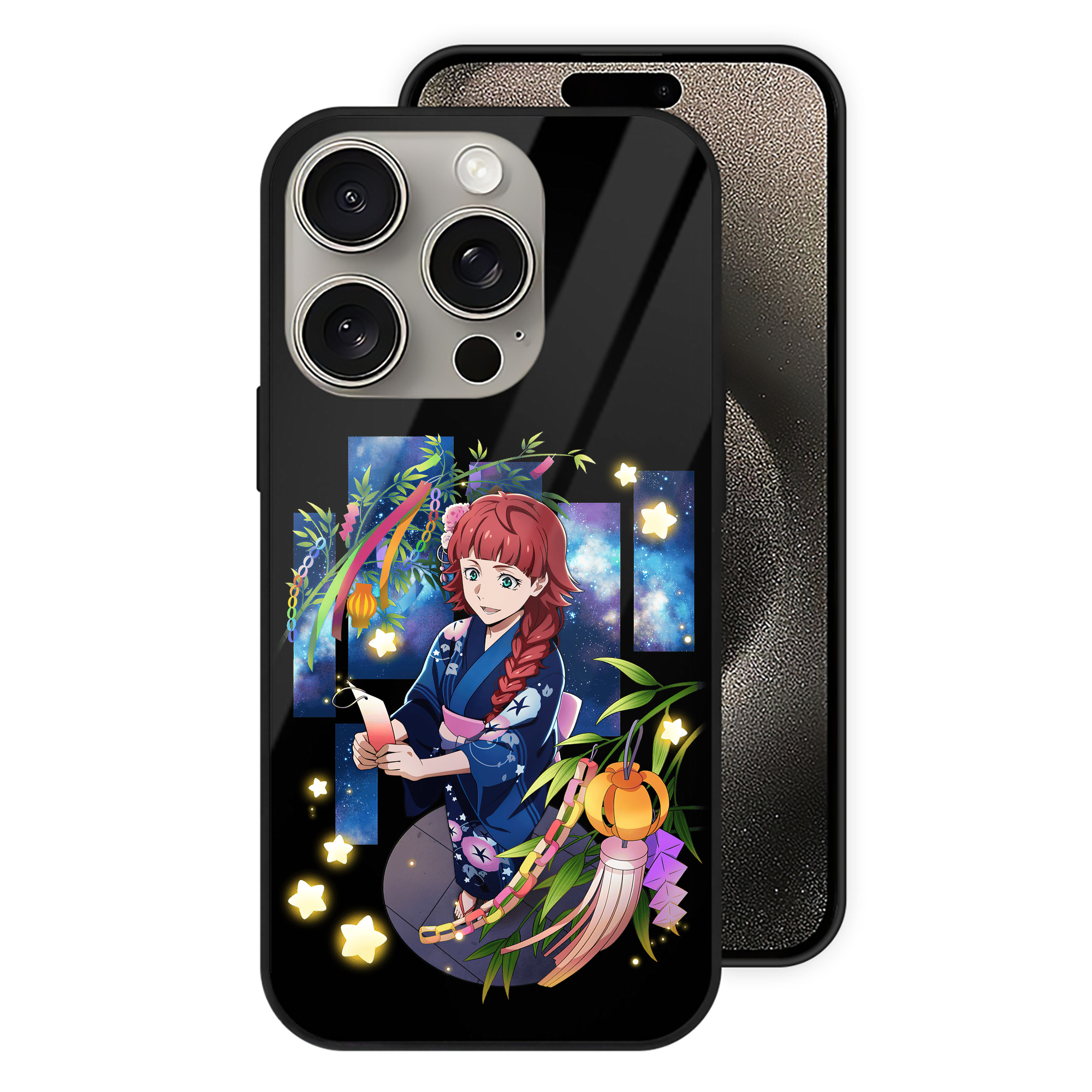 （画像用） 文豪ストレイドッグス Bungo Stray Dogs 【iPhone15Pro対応】スマホケース 耐衝撃＆黄変防止 背面ガラス