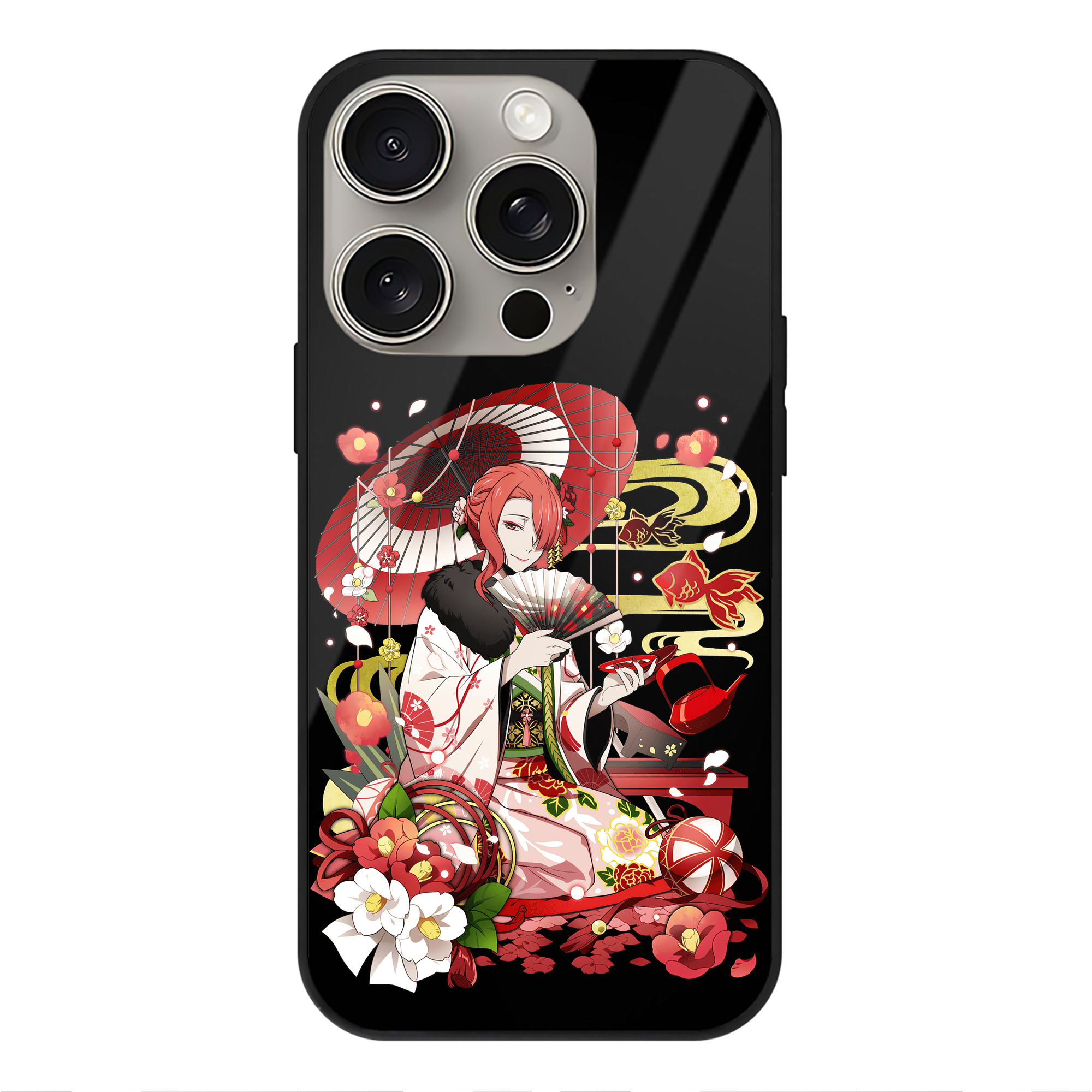 （画像用） 文豪ストレイドッグス Bungo Stray Dogs 【iPhone15Pro対応】スマホケース 耐衝撃＆黄変防止 背面ガラス