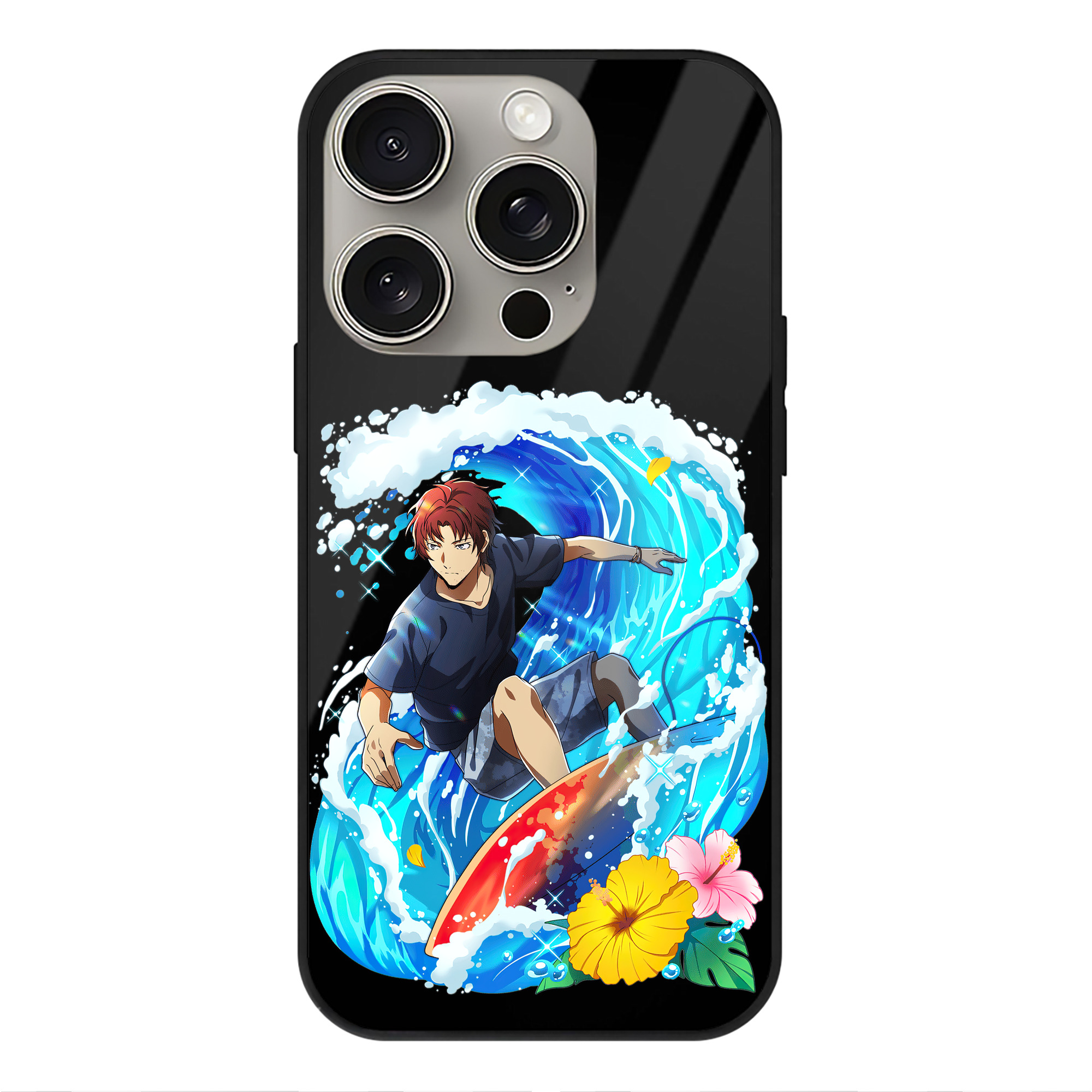 （画像用） 文豪ストレイドッグス Bungo Stray Dogs 【iPhone15Pro対応】スマホケース 耐衝撃＆黄変防止 背面ガラス