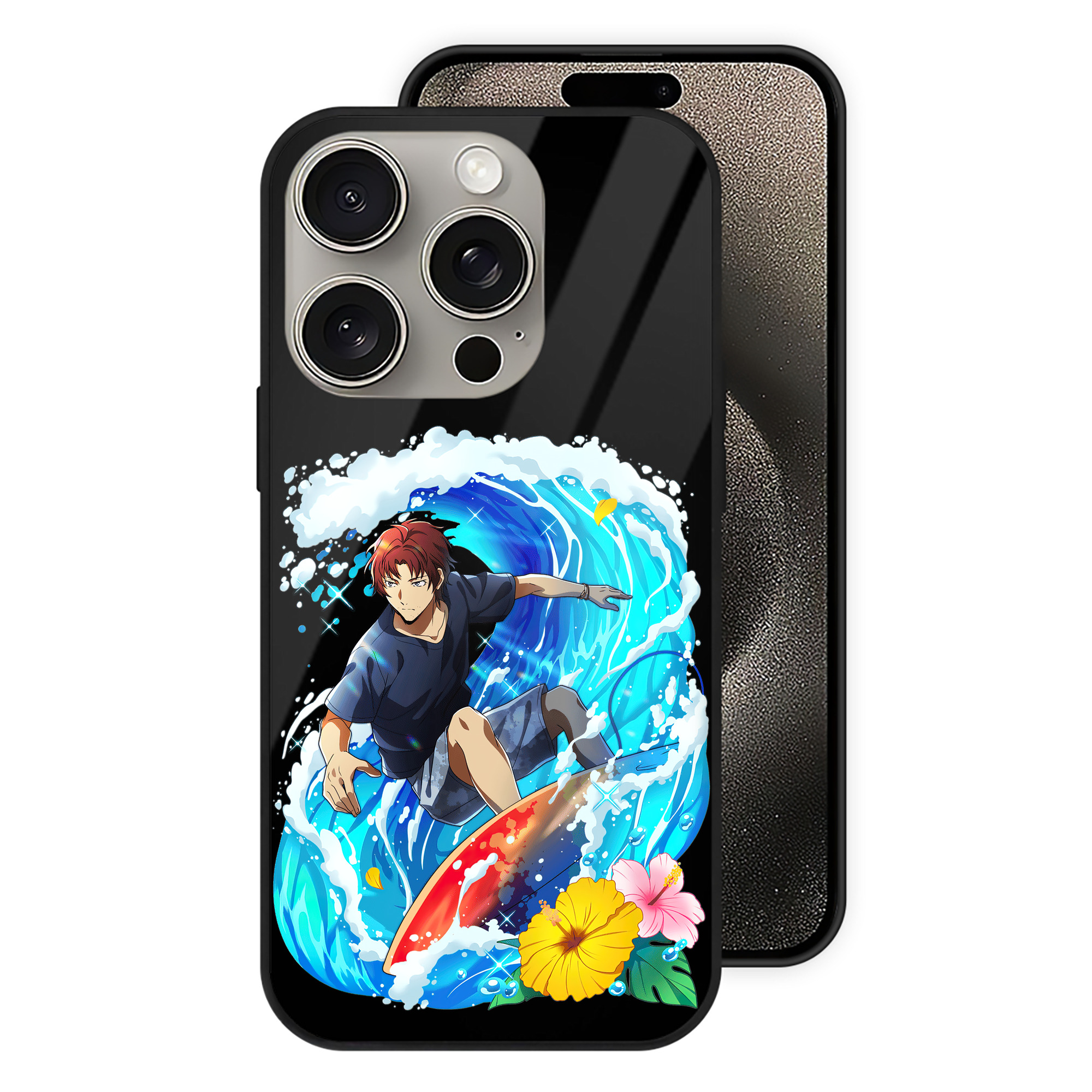 （画像用） 文豪ストレイドッグス Bungo Stray Dogs 【iPhone15Pro対応】スマホケース 耐衝撃＆黄変防止 背面ガラス
