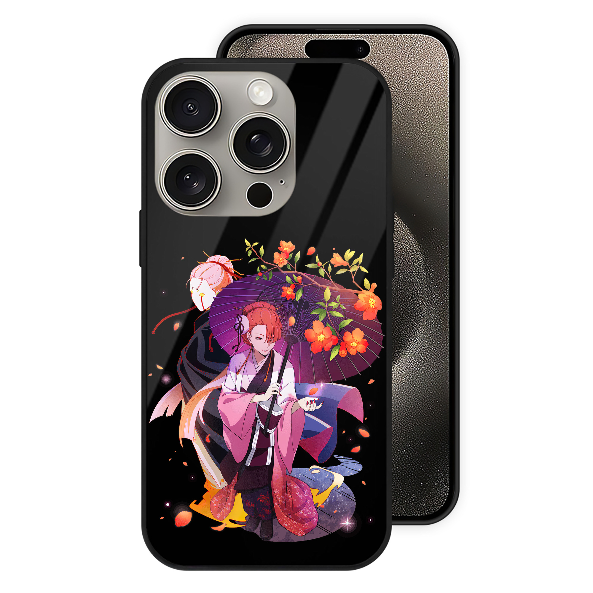 （画像用） 文豪ストレイドッグス Bungo Stray Dogs 【iPhone15Pro対応】スマホケース 耐衝撃＆黄変防止 背面ガラス