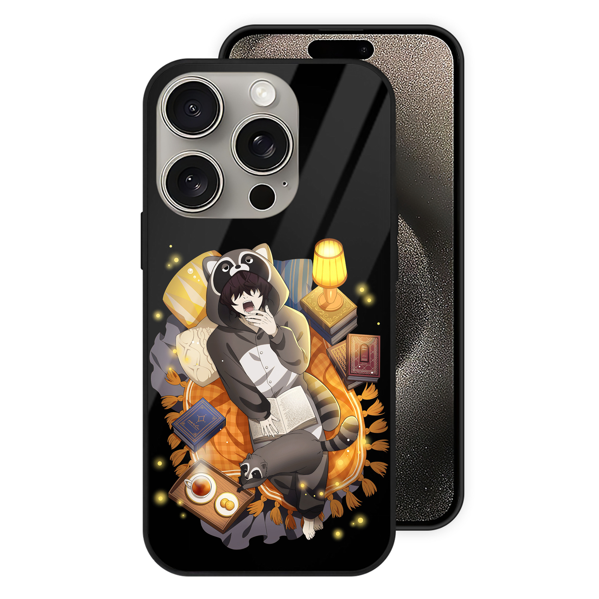 （画像用） 文豪ストレイドッグス Bungo Stray Dogs 【iPhone15Pro対応】スマホケース 耐衝撃＆黄変防止 背面ガラス