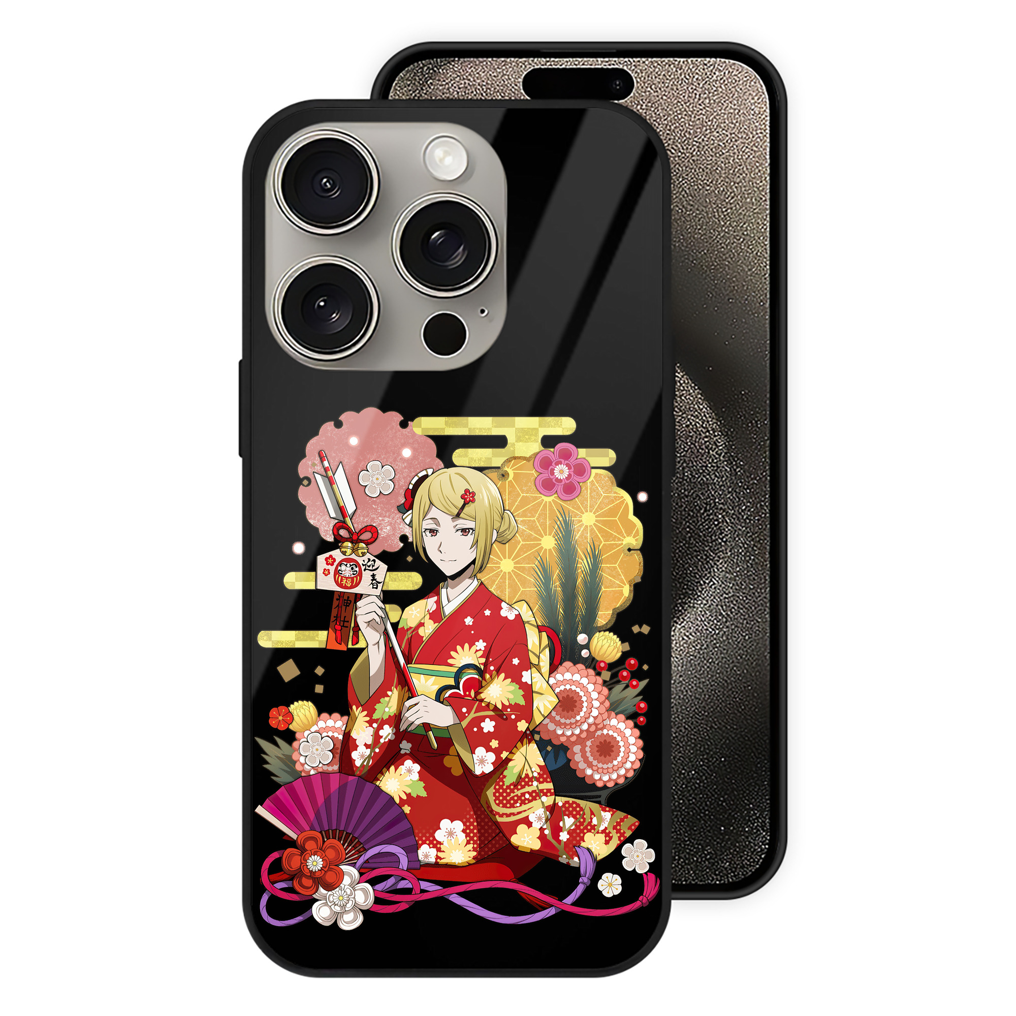 （画像用） 文豪ストレイドッグス Bungo Stray Dogs 【iPhone15Pro対応】スマホケース 耐衝撃＆黄変防止 背面ガラス