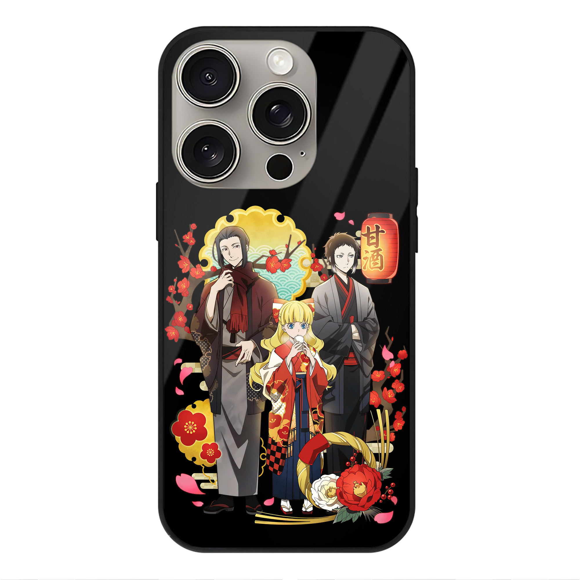 （画像用） 文豪ストレイドッグス Bungo Stray Dogs 【iPhone15Pro対応】スマホケース 耐衝撃＆黄変防止 背面ガラス