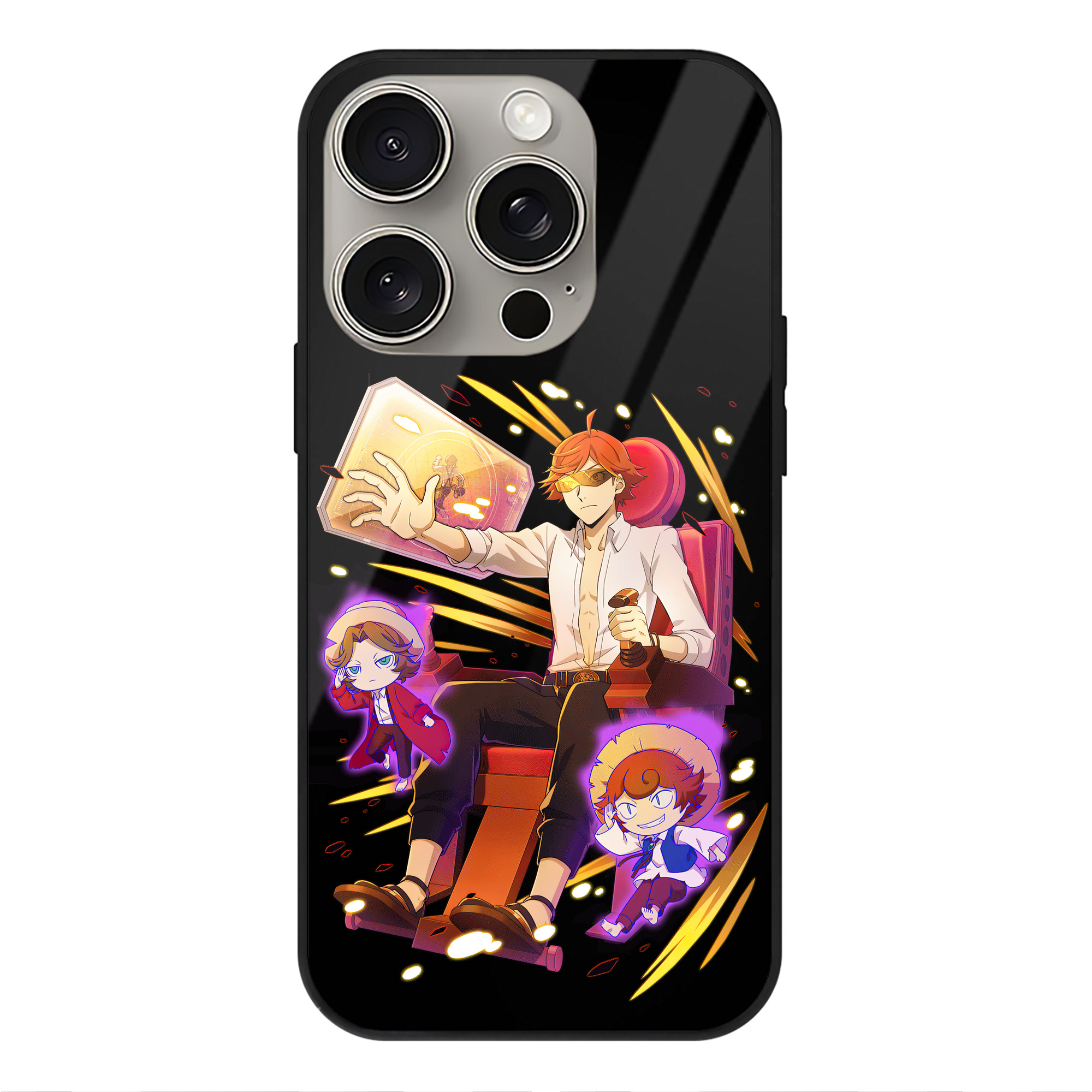 （画像用） 文豪ストレイドッグス Bungo Stray Dogs 【iPhone15Pro対応】スマホケース 耐衝撃＆黄変防止 背面ガラス