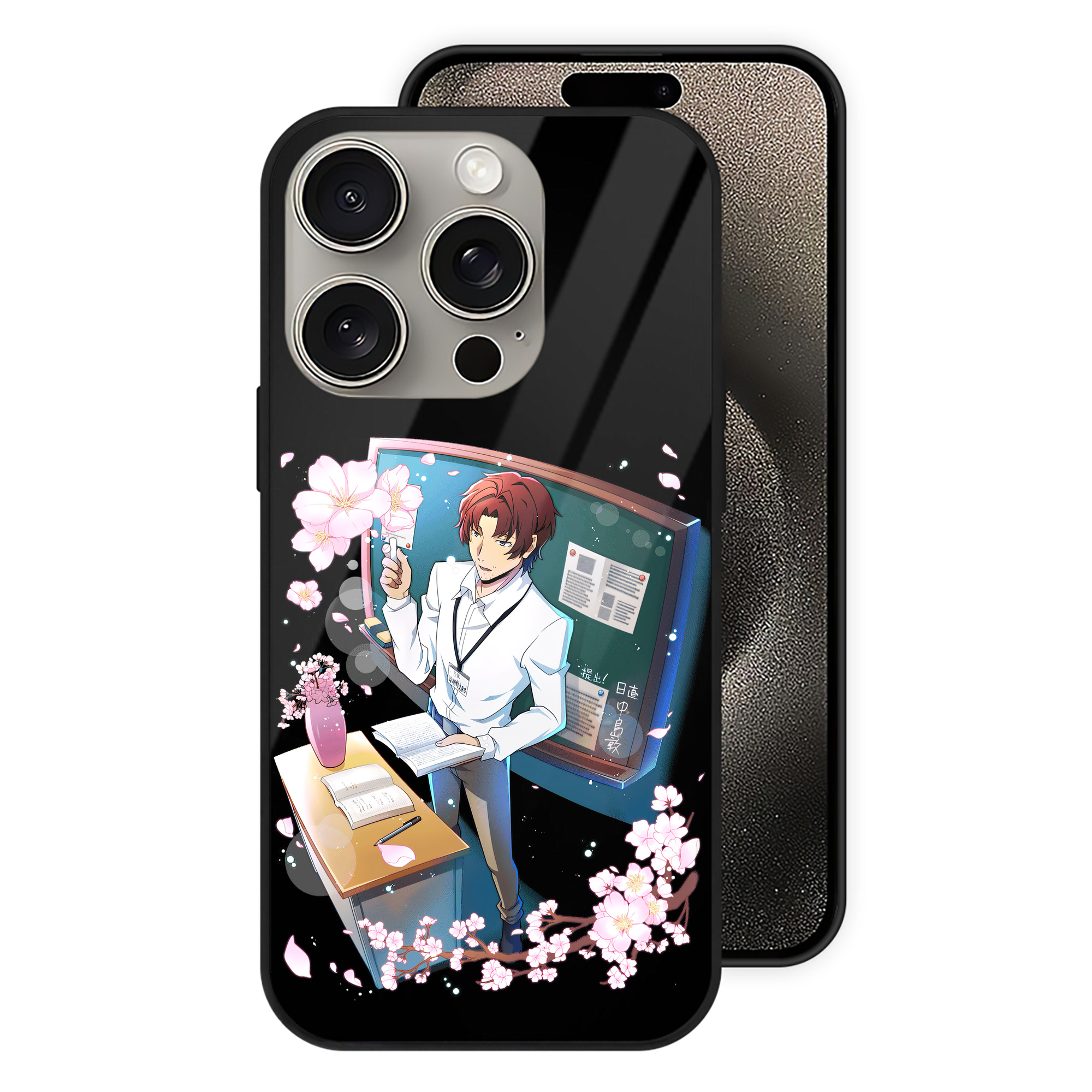 （画像用） 文豪ストレイドッグス Bungo Stray Dogs 【iPhone15Pro対応】スマホケース 耐衝撃＆黄変防止 背面ガラス