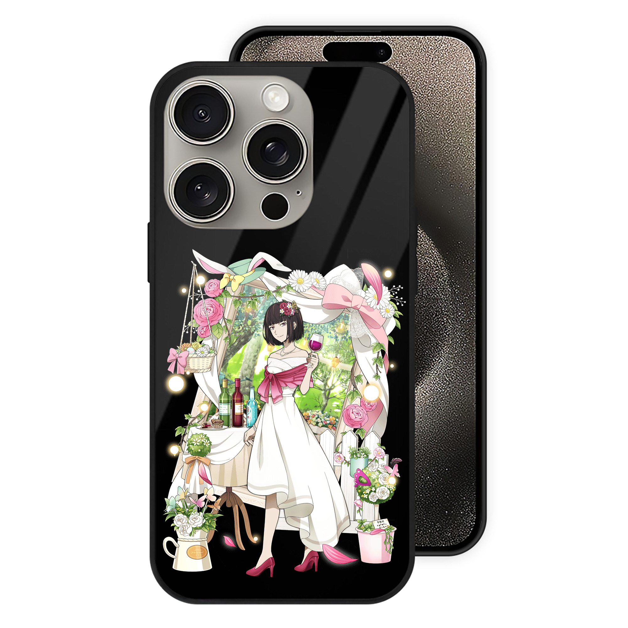（画像用） 文豪ストレイドッグス Bungo Stray Dogs 【iPhone15Pro対応】スマホケース 耐衝撃＆黄変防止 背面ガラス