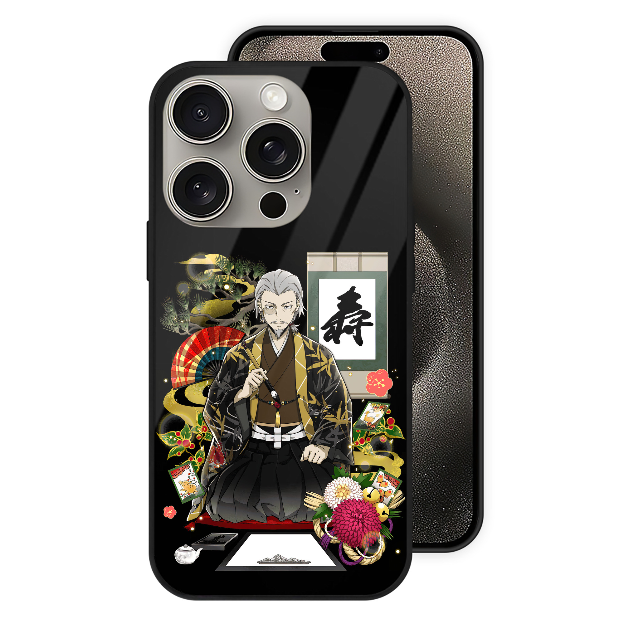 （画像用） 文豪ストレイドッグス Bungo Stray Dogs 【iPhone15Pro対応】スマホケース 耐衝撃＆黄変防止 背面ガラス