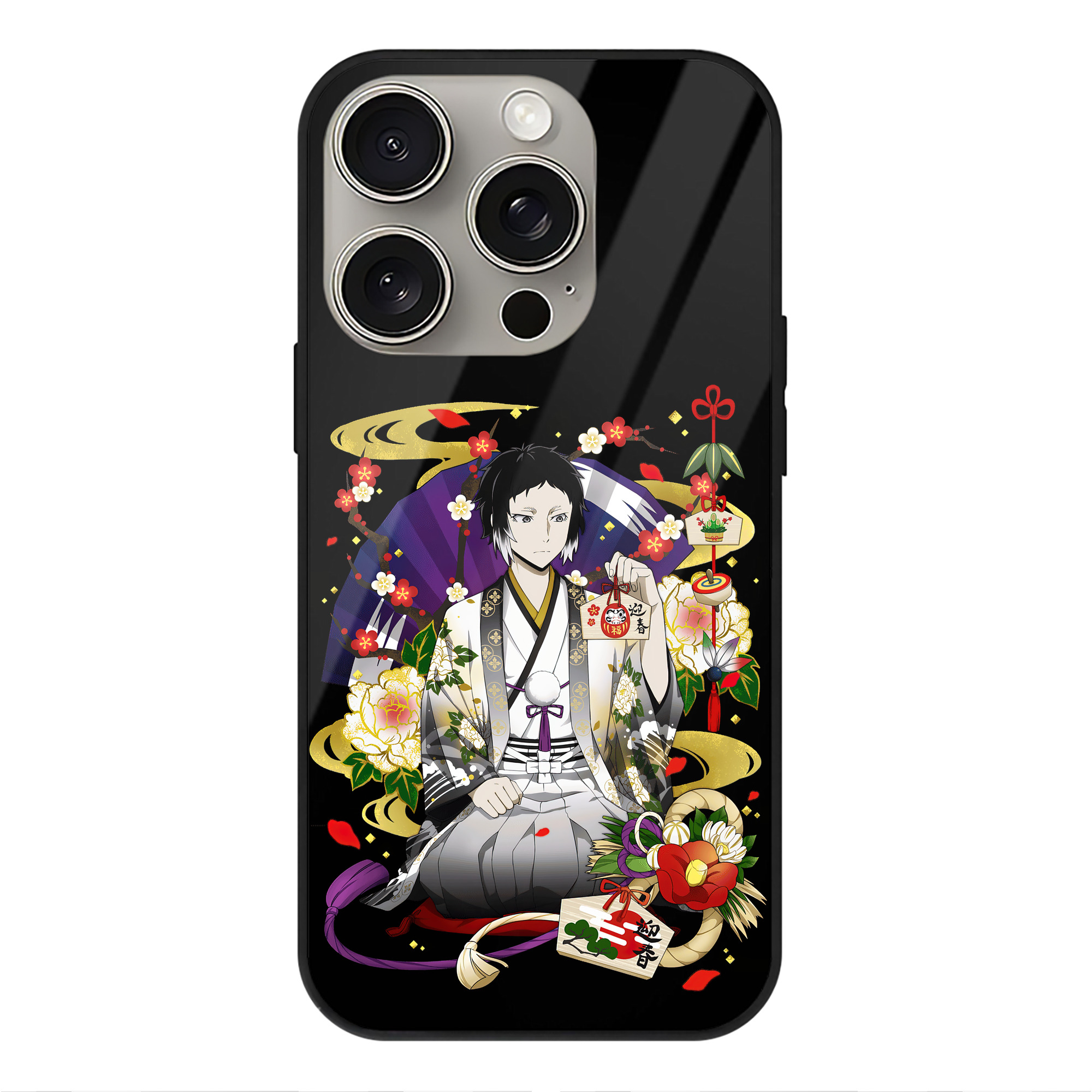 （画像用） 文豪ストレイドッグス Bungo Stray Dogs 【iPhone15Pro対応】スマホケース 耐衝撃＆黄変防止 背面ガラス