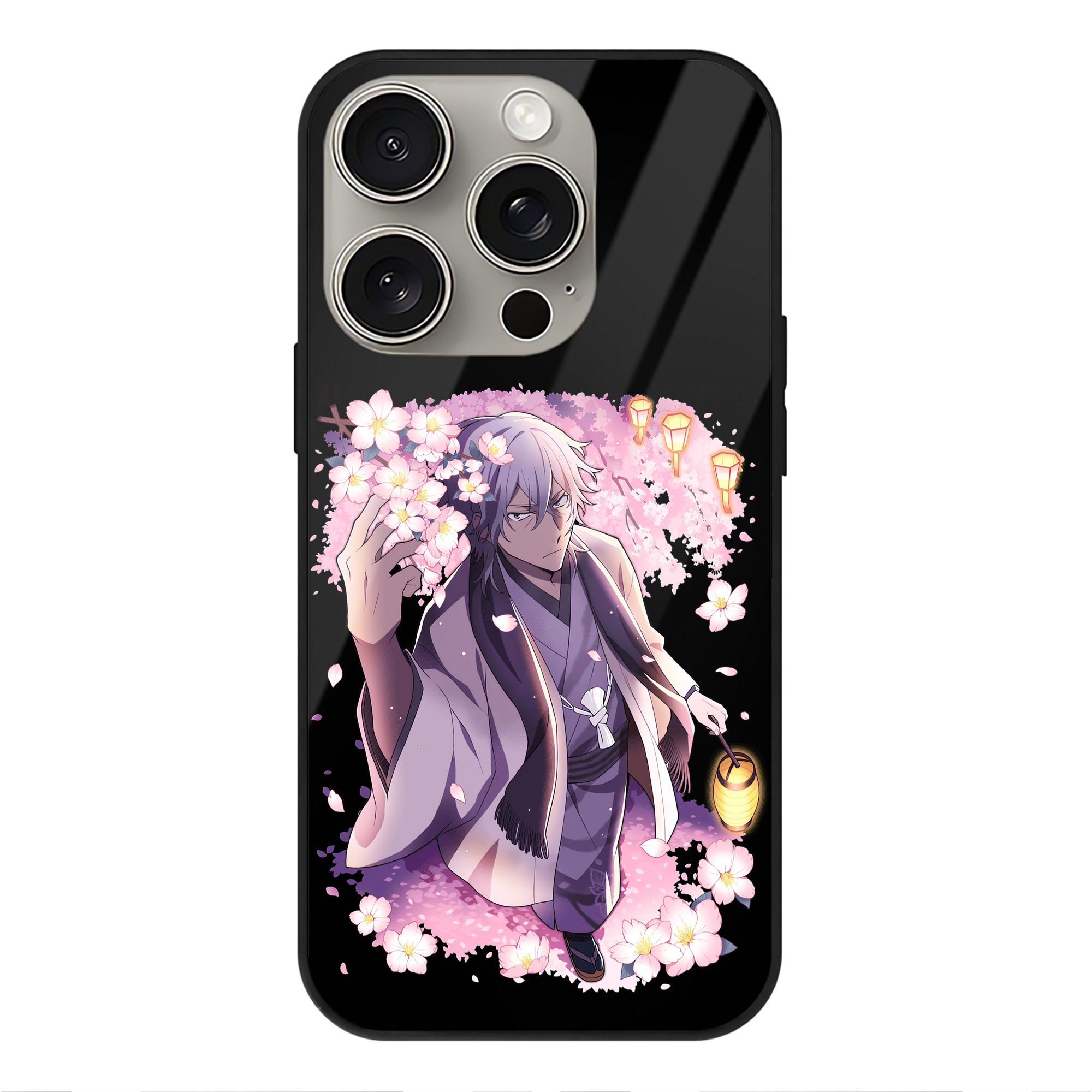 （画像用） 文豪ストレイドッグス Bungo Stray Dogs 【iPhone15Pro対応】スマホケース 耐衝撃＆黄変防止 背面ガラス