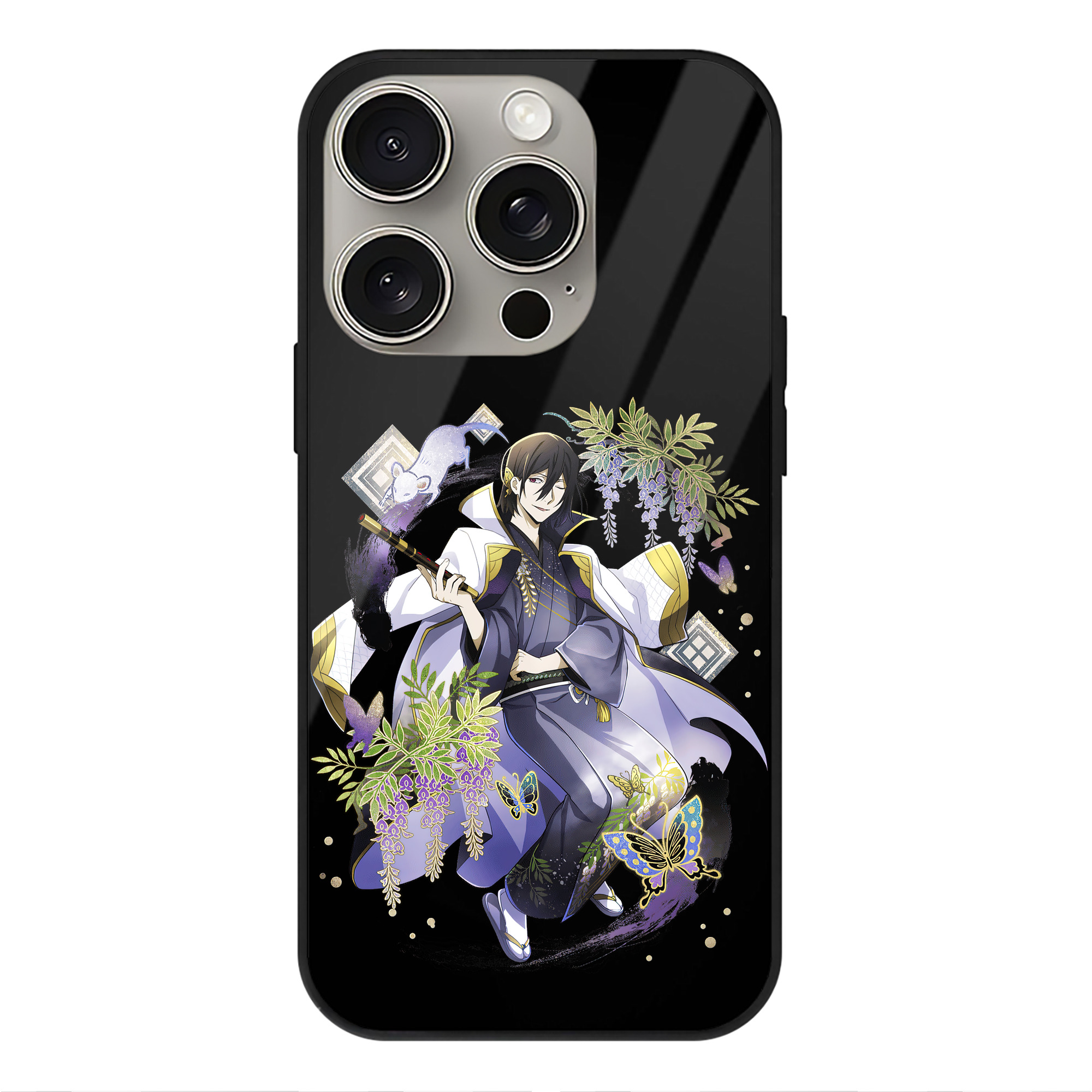 （画像用） 文豪ストレイドッグス Bungo Stray Dogs 【iPhone15Pro対応】スマホケース 耐衝撃＆黄変防止 背面ガラス