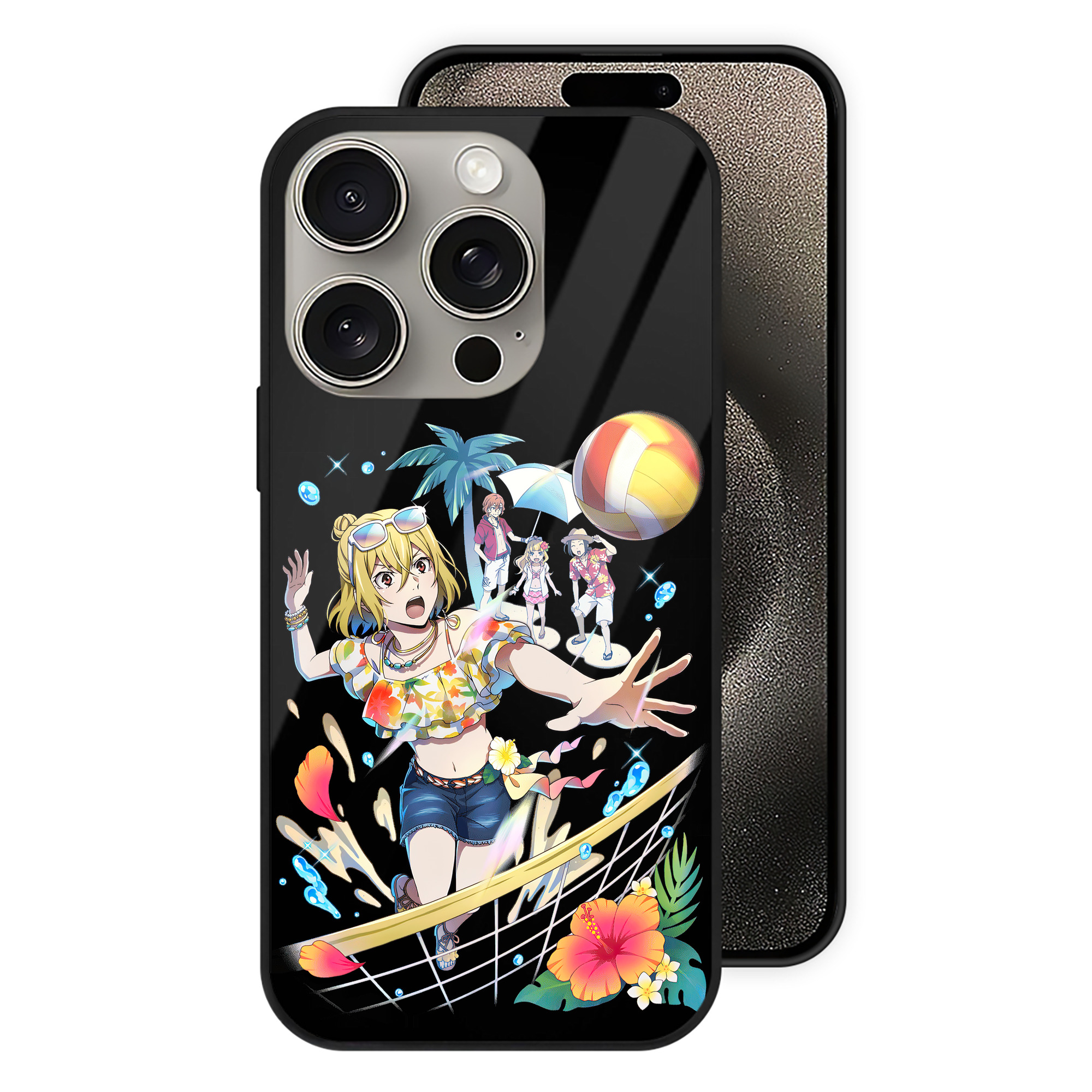 （画像用） 文豪ストレイドッグス Bungo Stray Dogs 【iPhone15Pro対応】スマホケース 耐衝撃＆黄変防止 背面ガラス