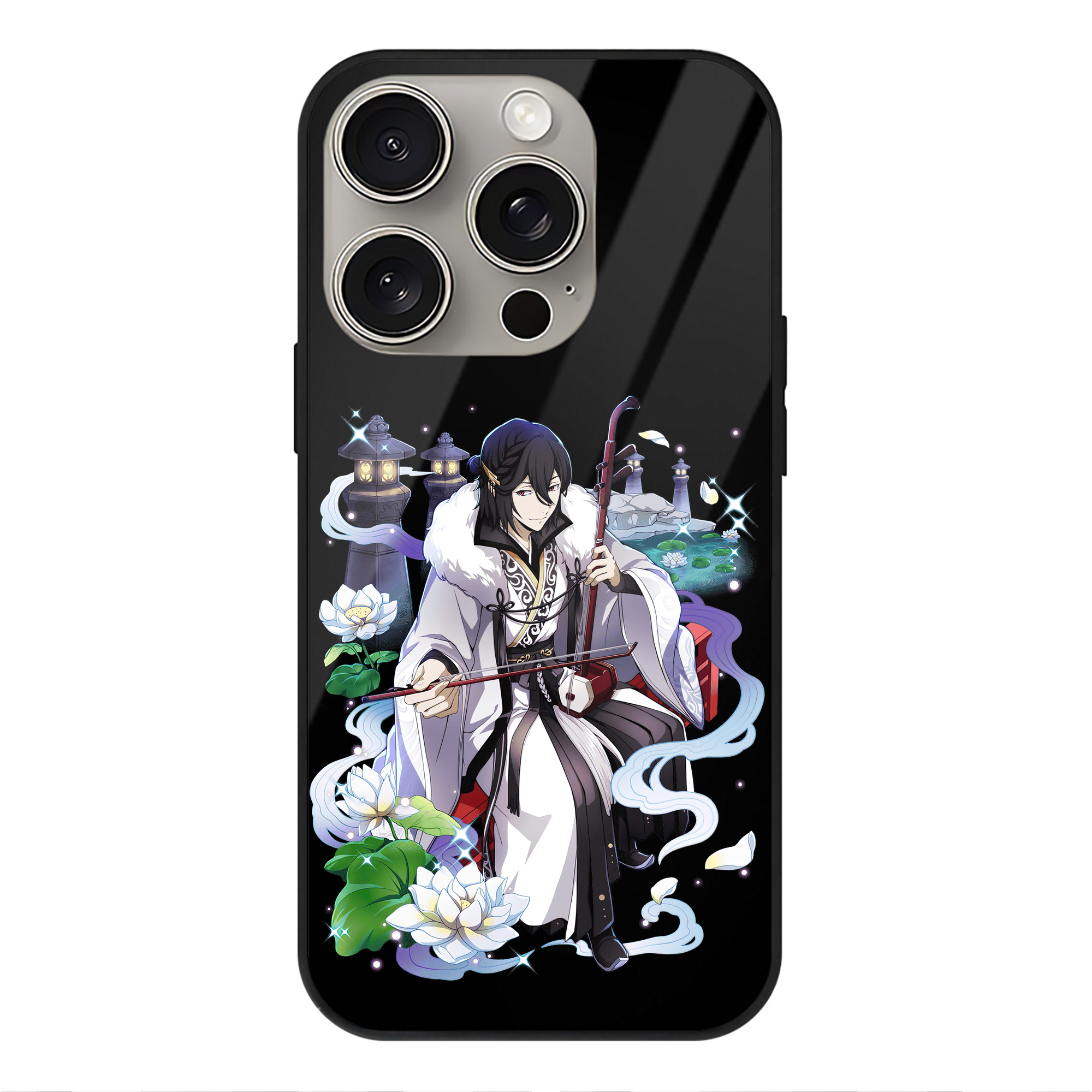 （画像用） 文豪ストレイドッグス Bungo Stray Dogs 【iPhone15Pro対応】スマホケース 耐衝撃＆黄変防止 背面ガラス