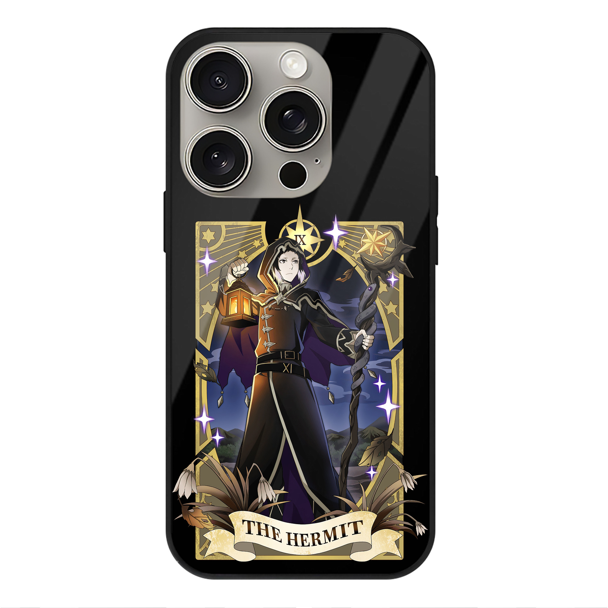 （画像用） 文豪ストレイドッグス Bungo Stray Dogs 【iPhone15Pro対応】スマホケース 耐衝撃＆黄変防止 背面ガラス