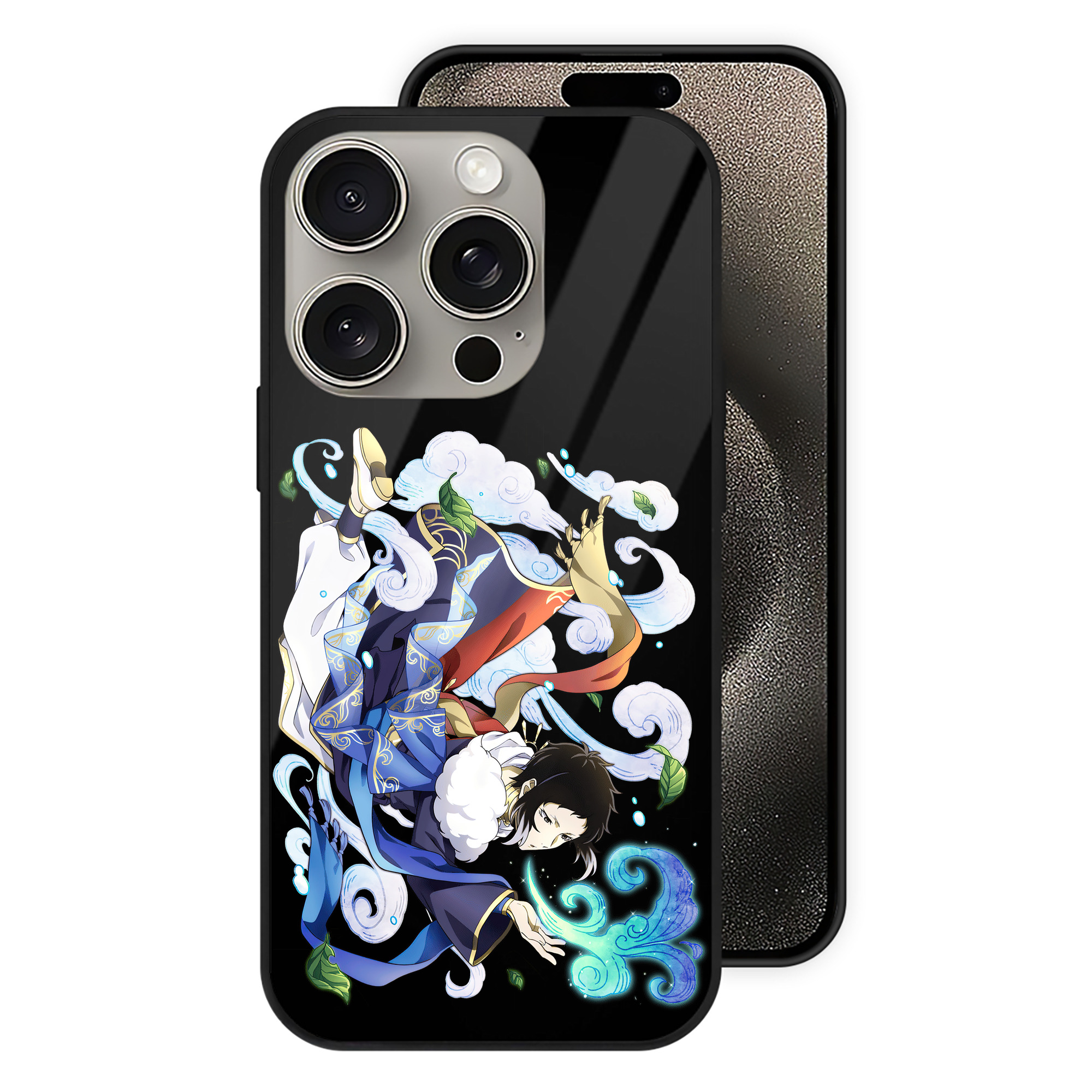 （画像用） 文豪ストレイドッグス Bungo Stray Dogs 【iPhone15Pro対応】スマホケース 耐衝撃＆黄変防止 背面ガラス