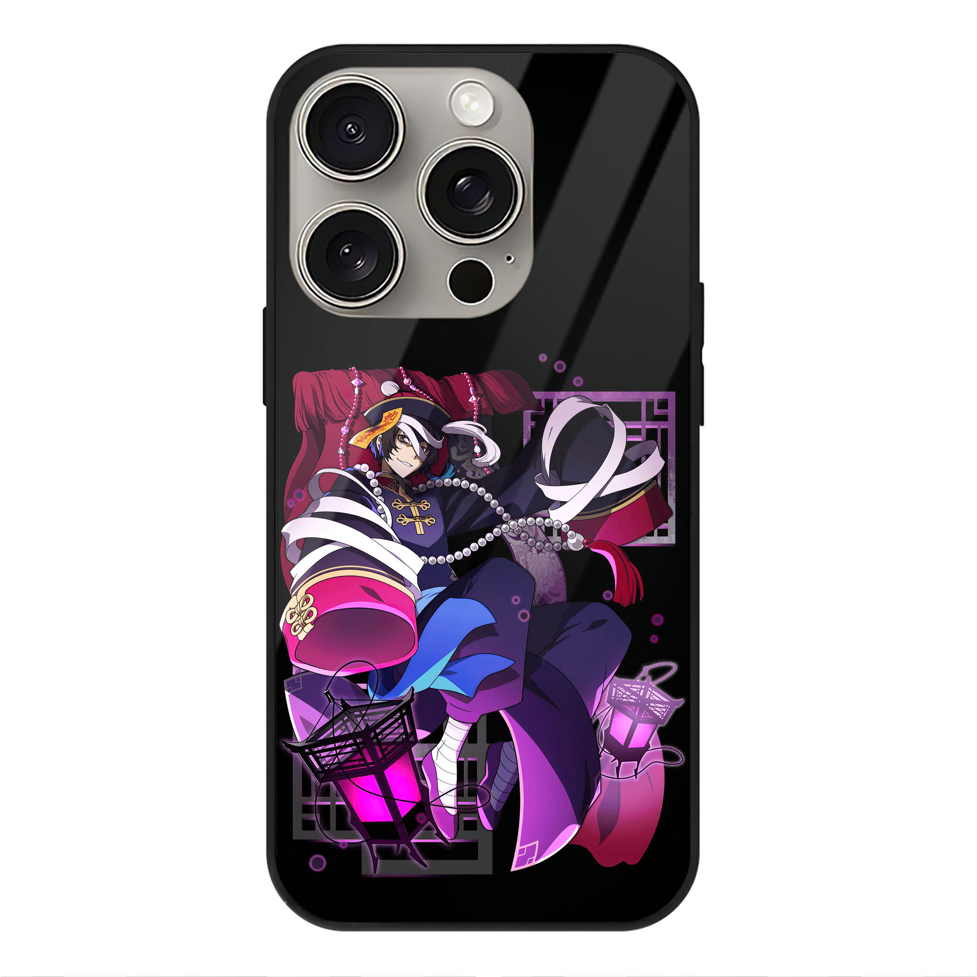 （画像用） 文豪ストレイドッグス Bungo Stray Dogs 【iPhone15Pro対応】スマホケース 耐衝撃＆黄変防止 背面ガラス