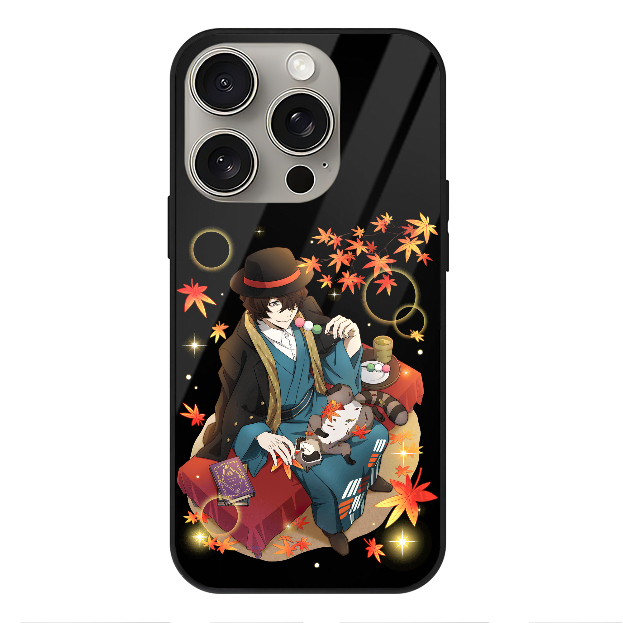 （画像用） 文豪ストレイドッグス Bungo Stray Dogs 【iPhone15Pro対応】スマホケース 耐衝撃＆黄変防止 背面ガラス