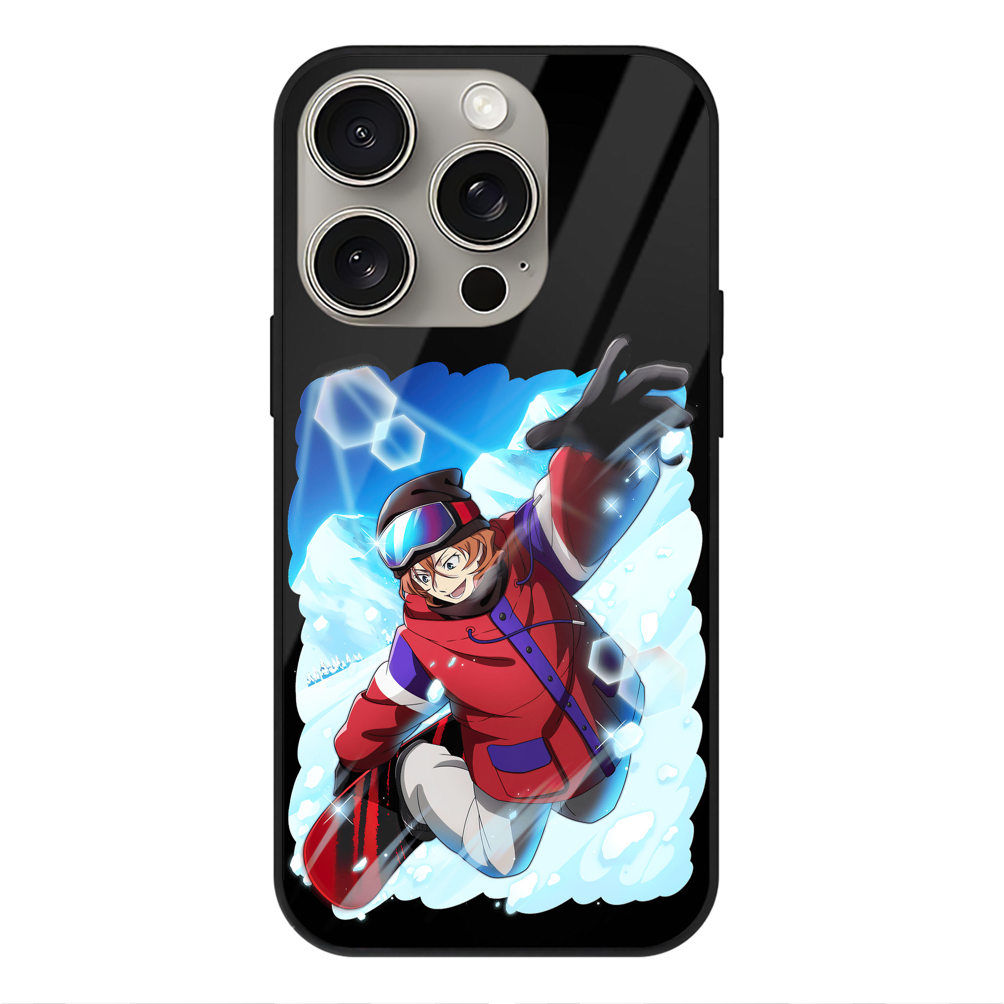 （画像用） 文豪ストレイドッグス Bungo Stray Dogs 【iPhone15Pro対応】スマホケース 耐衝撃＆黄変防止 背面ガラス