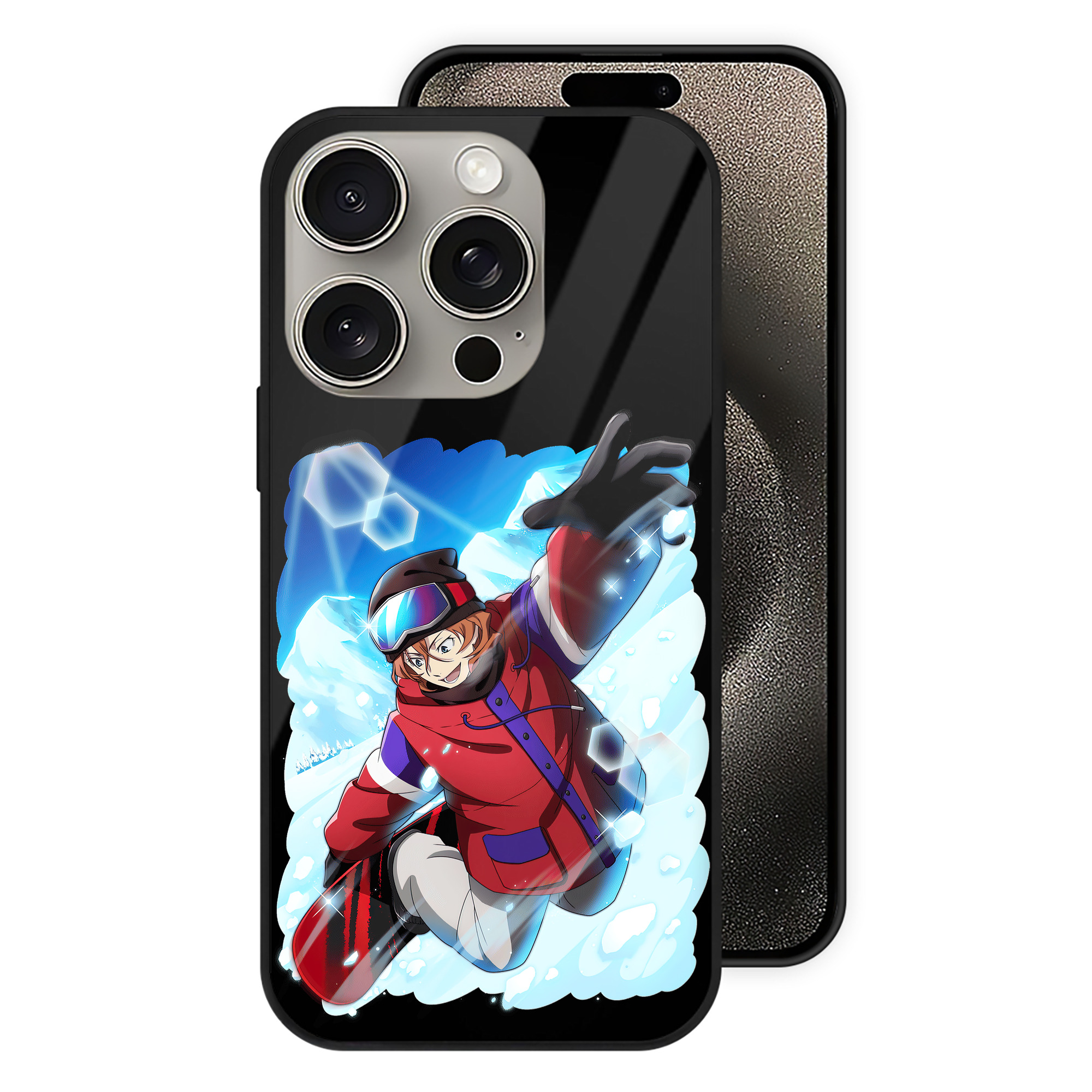 （画像用） 文豪ストレイドッグス Bungo Stray Dogs 【iPhone15Pro対応】スマホケース 耐衝撃＆黄変防止 背面ガラス