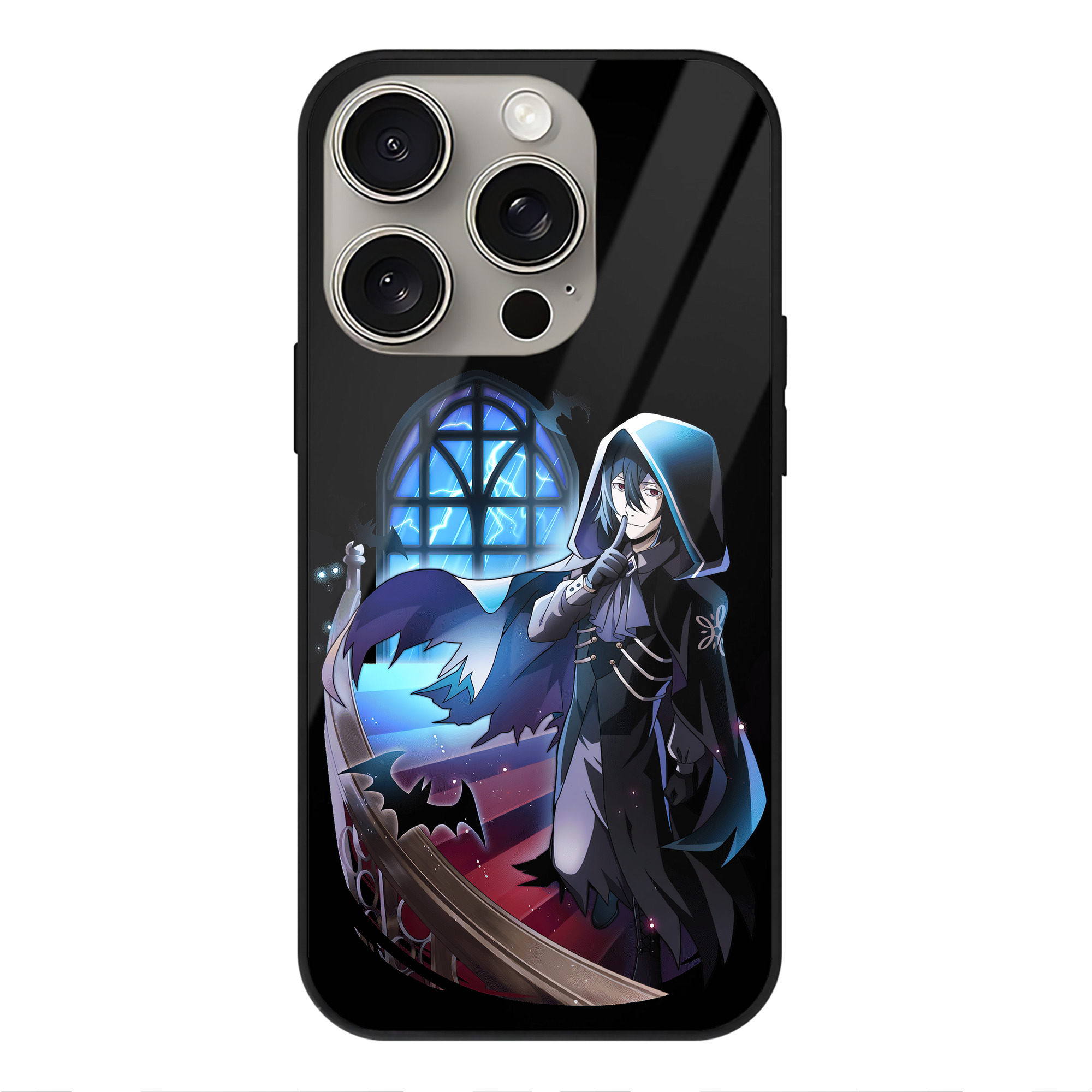 （画像用） 文豪ストレイドッグス Bungo Stray Dogs 【iPhone15Pro対応】スマホケース 耐衝撃＆黄変防止 背面ガラス