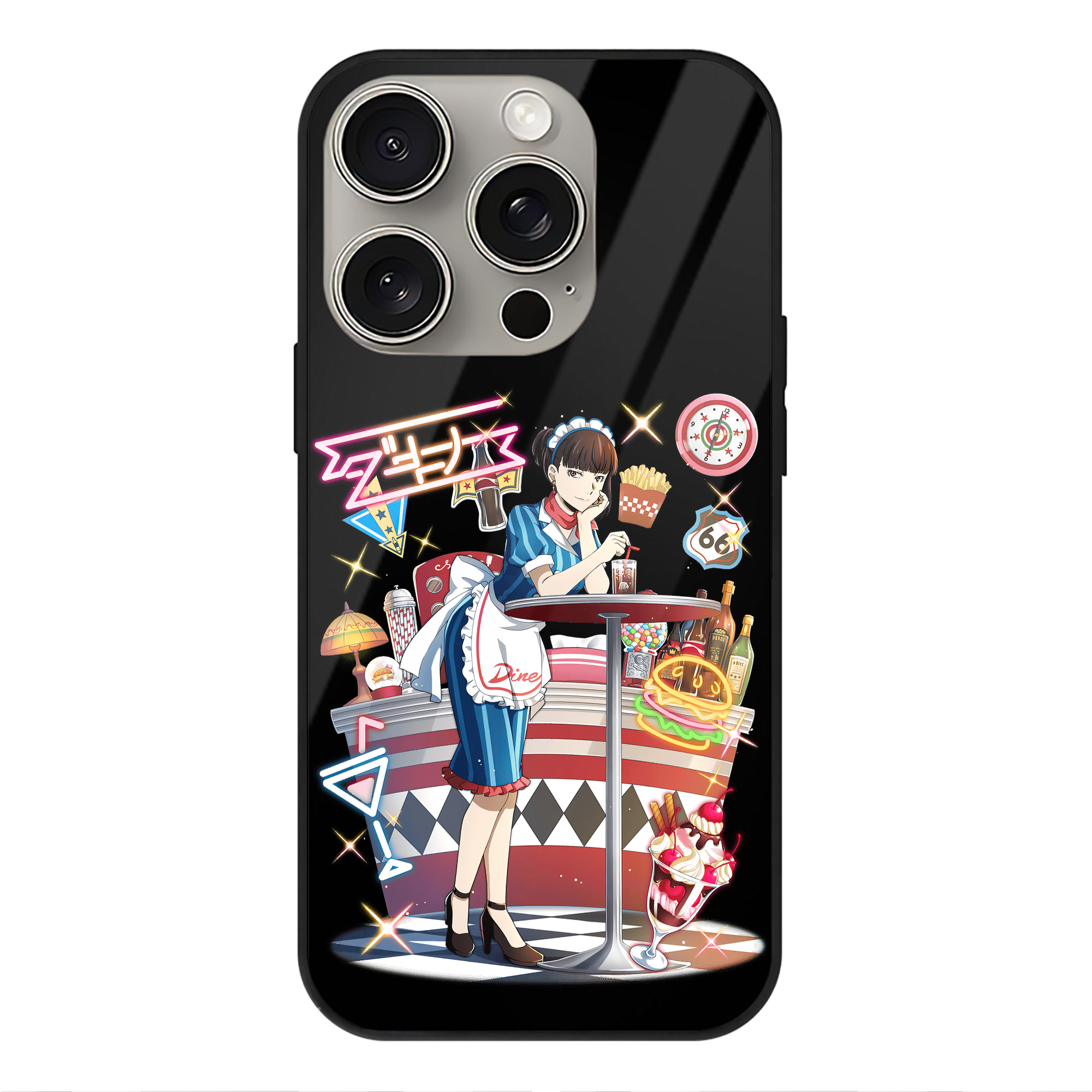 （画像用） 文豪ストレイドッグス Bungo Stray Dogs 【iPhone15Pro対応】スマホケース 耐衝撃＆黄変防止 背面ガラス